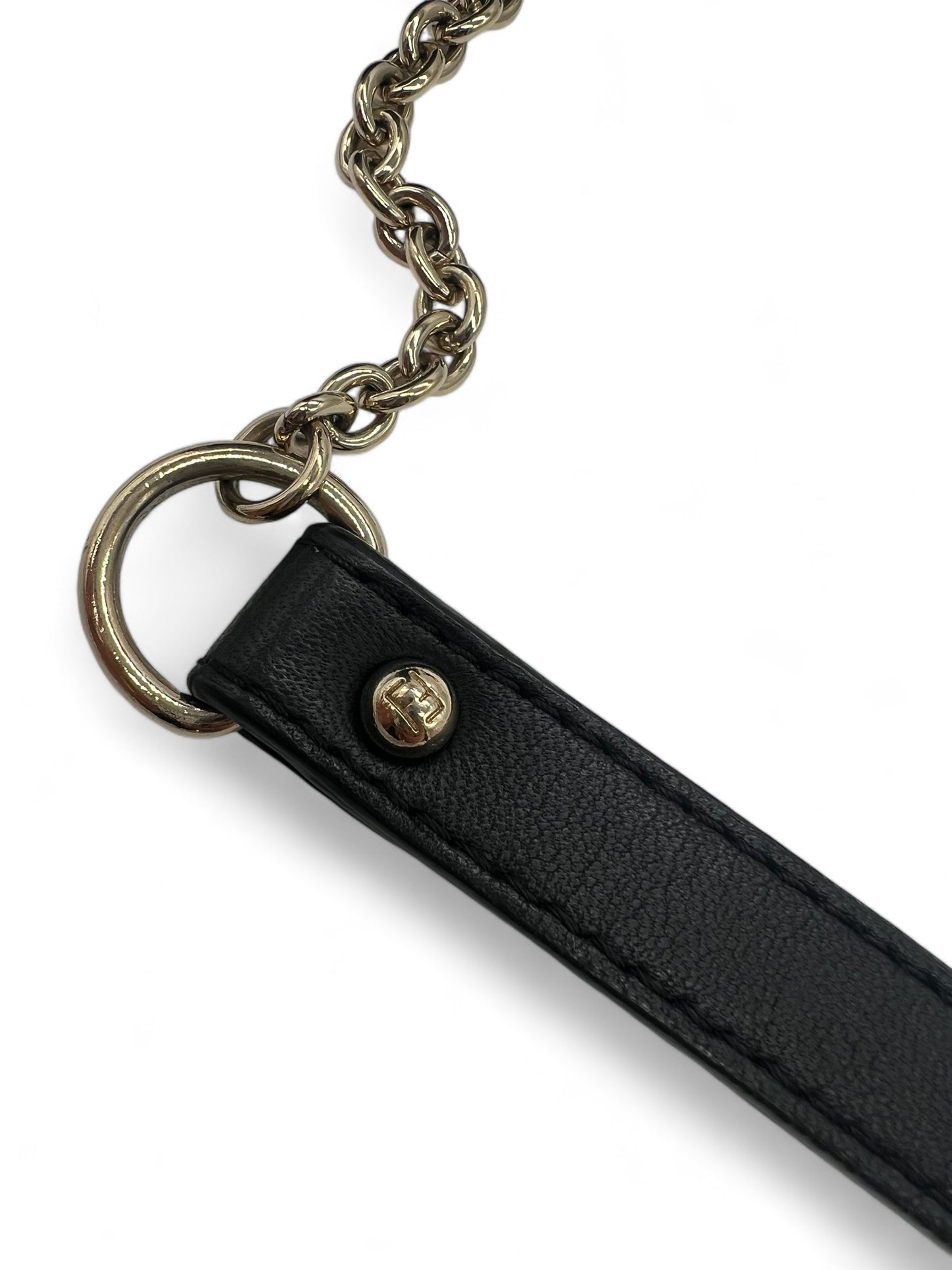 Fendi black mini shoulder bag