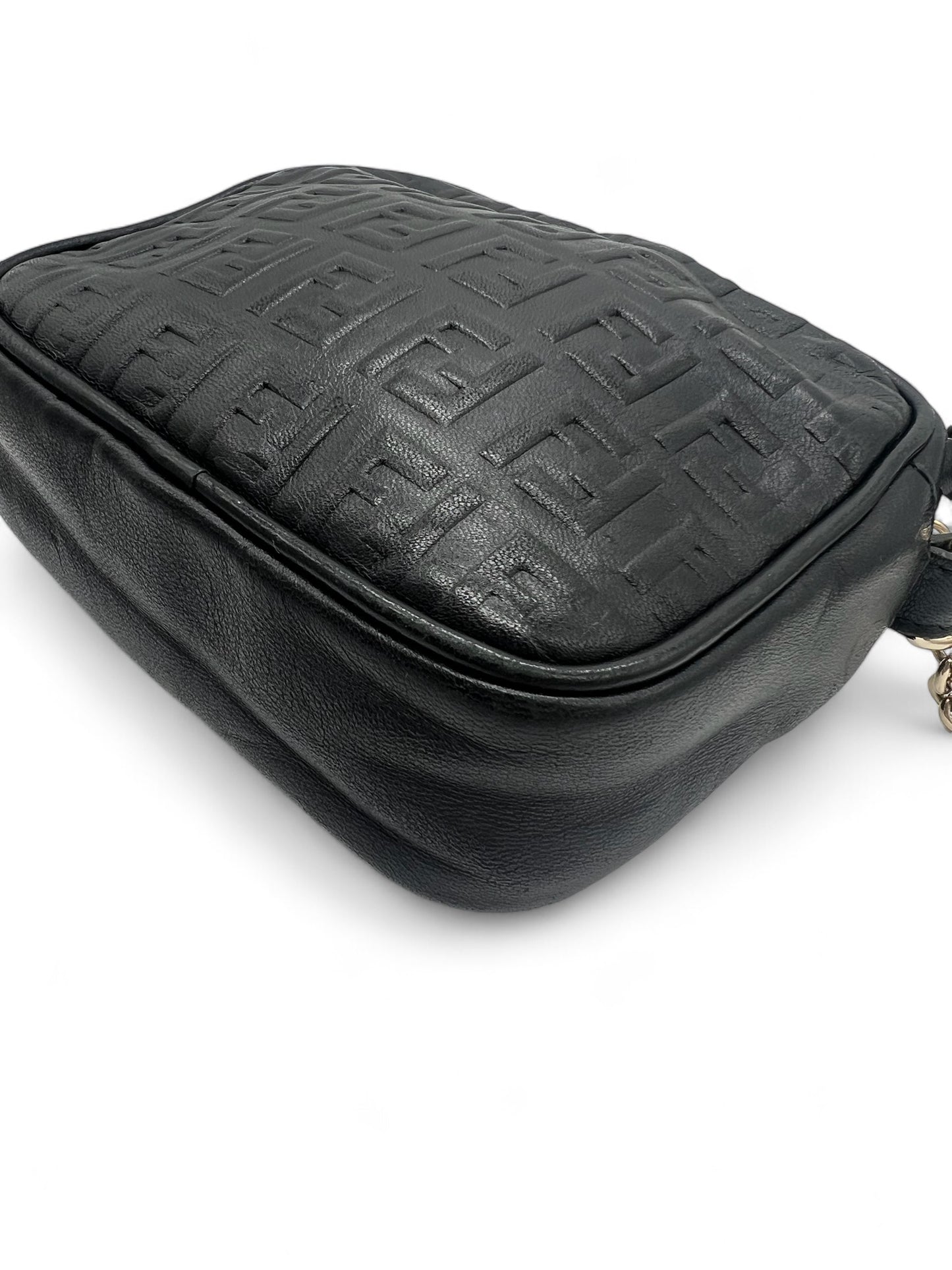 Fendi black mini shoulder bag