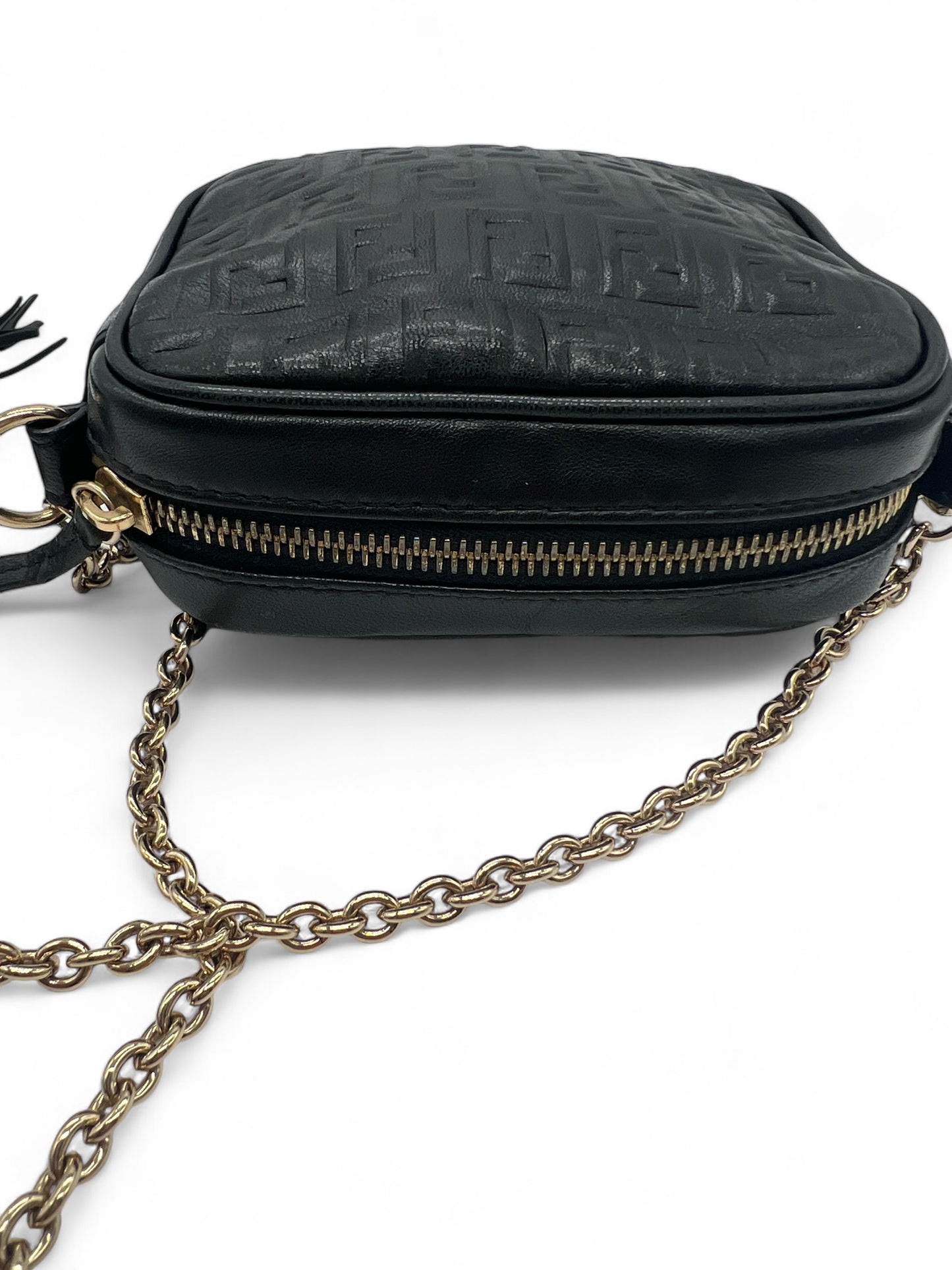Fendi black mini shoulder bag