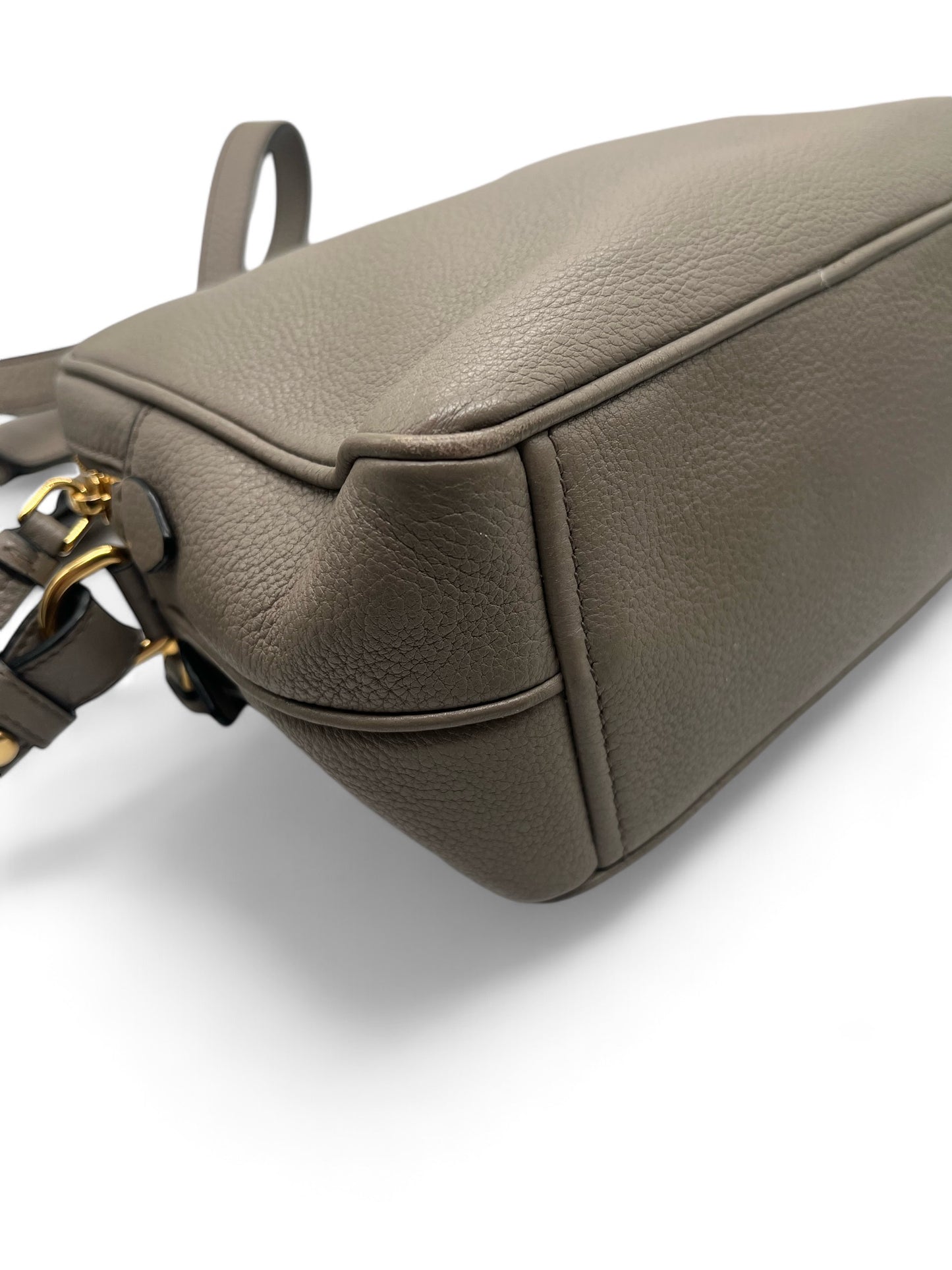 Prada Phoenix grey leather crossbody bag