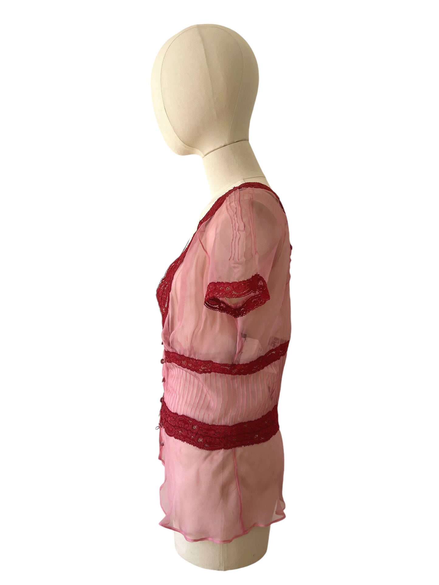 Dolce&Gabbana pink silk shirt