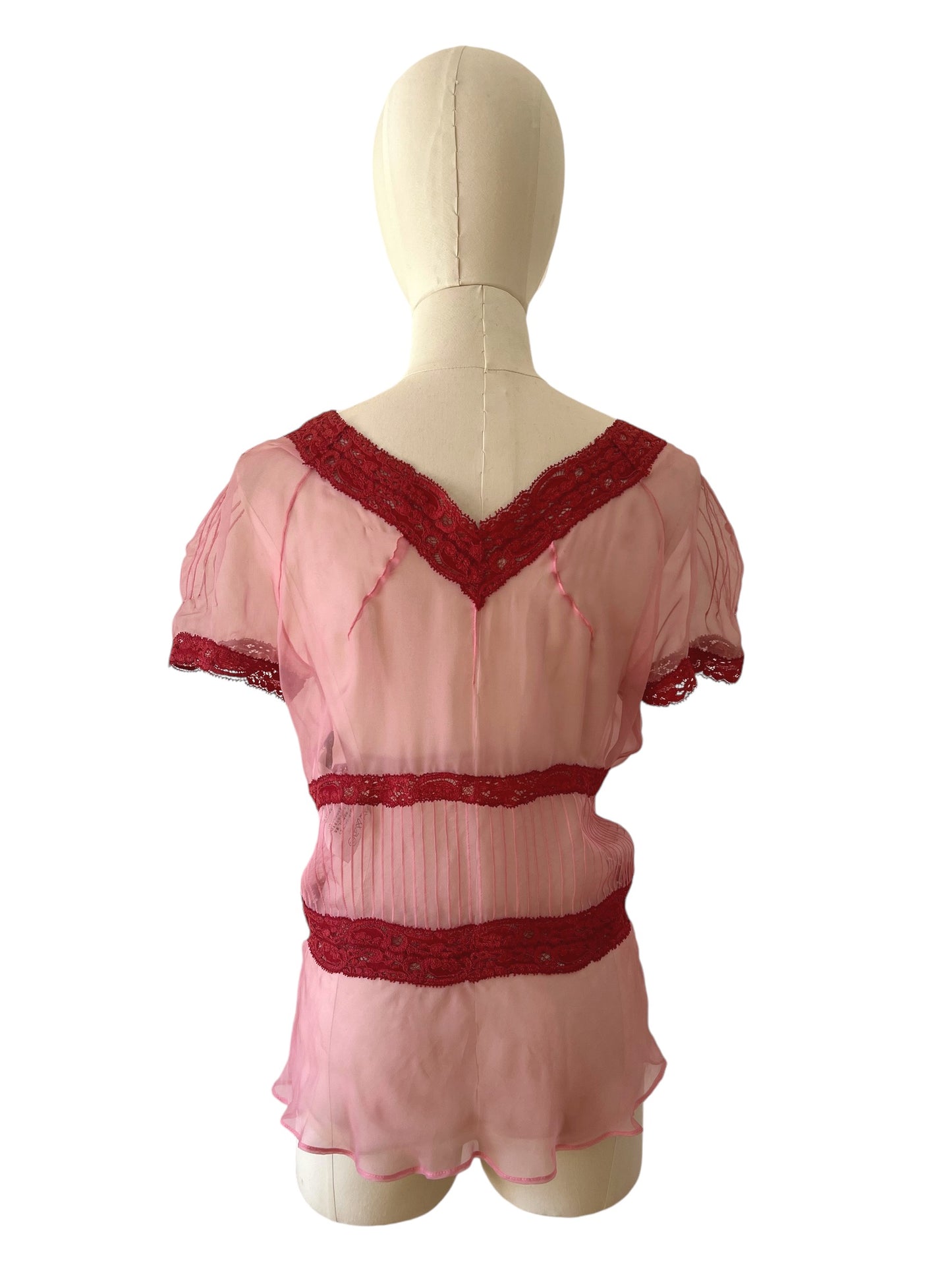 Dolce&Gabbana pink silk shirt
