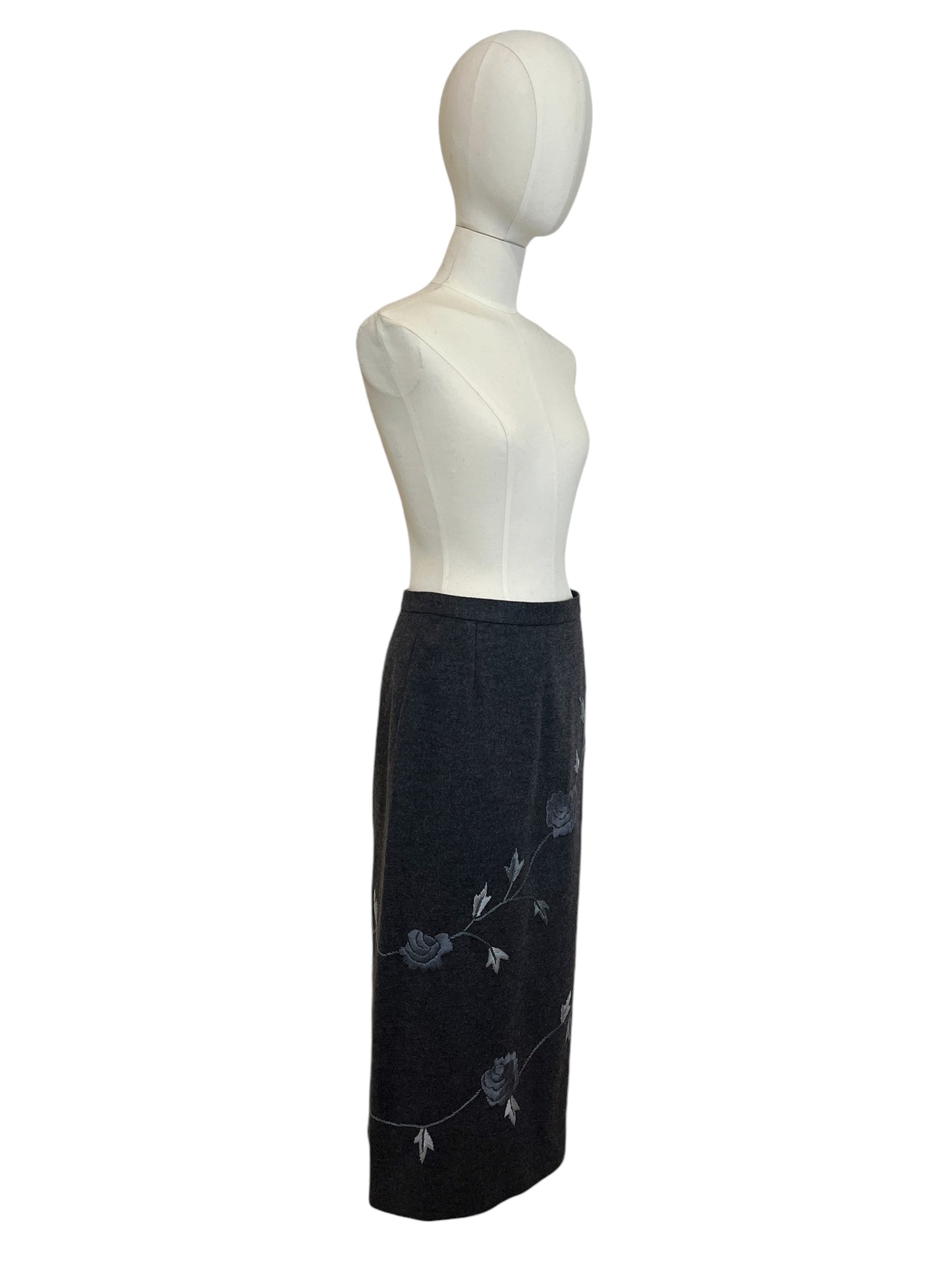 Dolce&Gabbana wool embrioiderd skirt