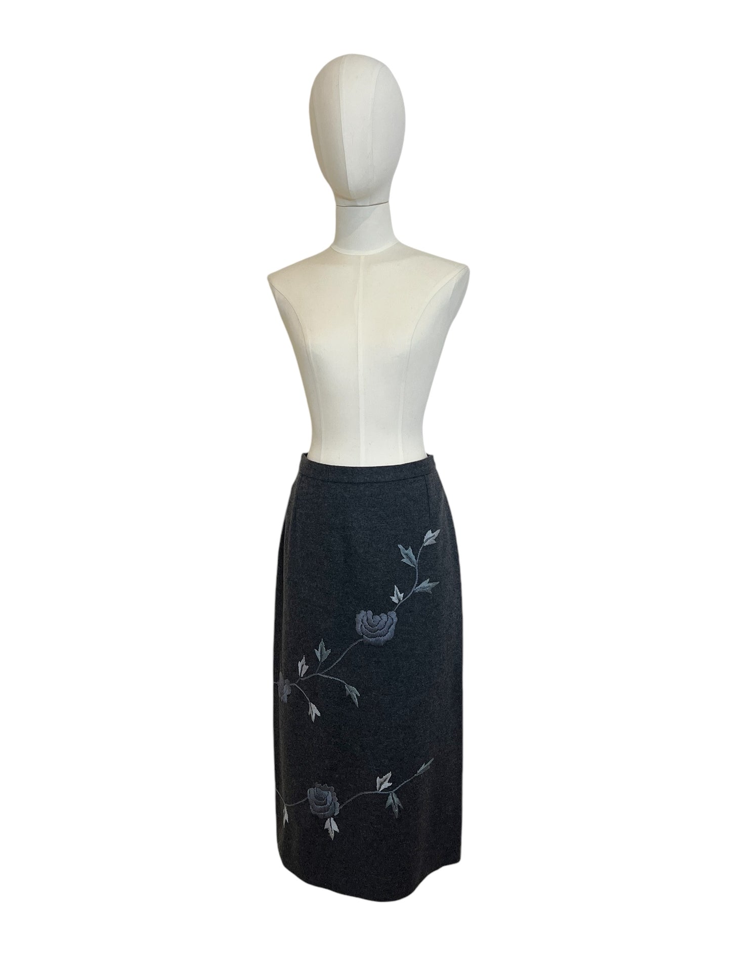 Dolce&Gabbana wool embrioiderd skirt