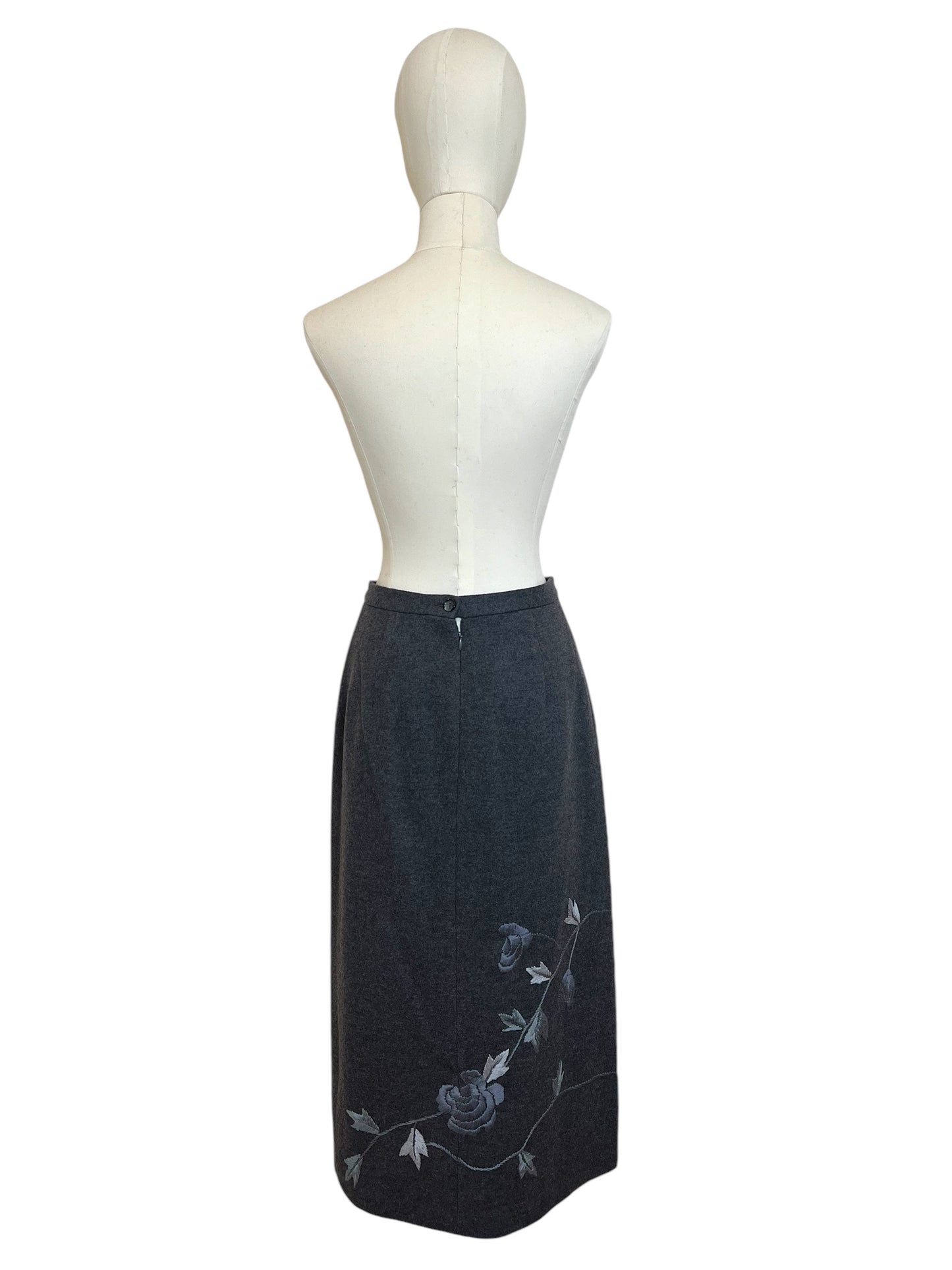 Dolce&Gabbana wool embrioiderd skirt