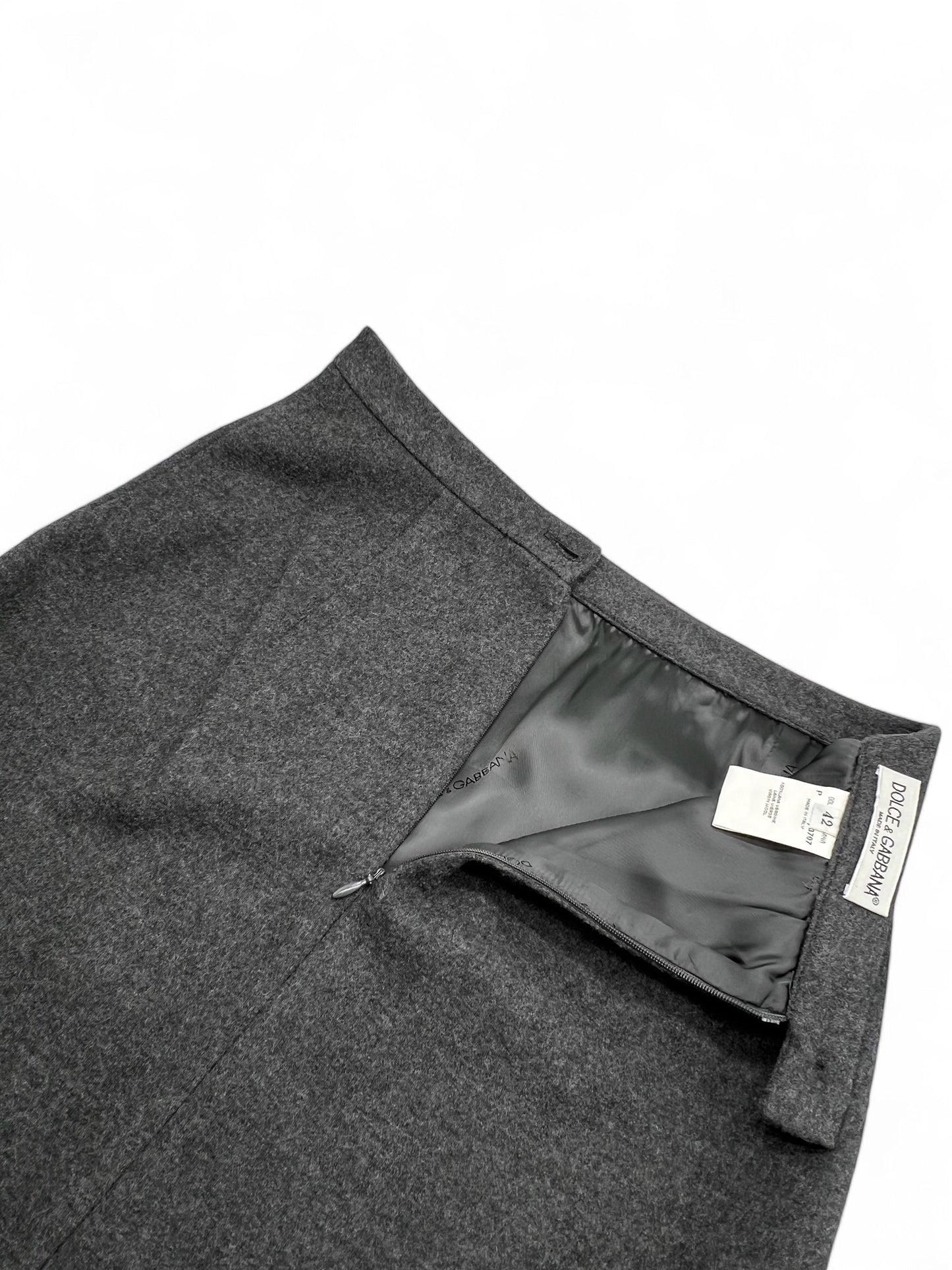 Dolce&Gabbana wool embrioiderd skirt