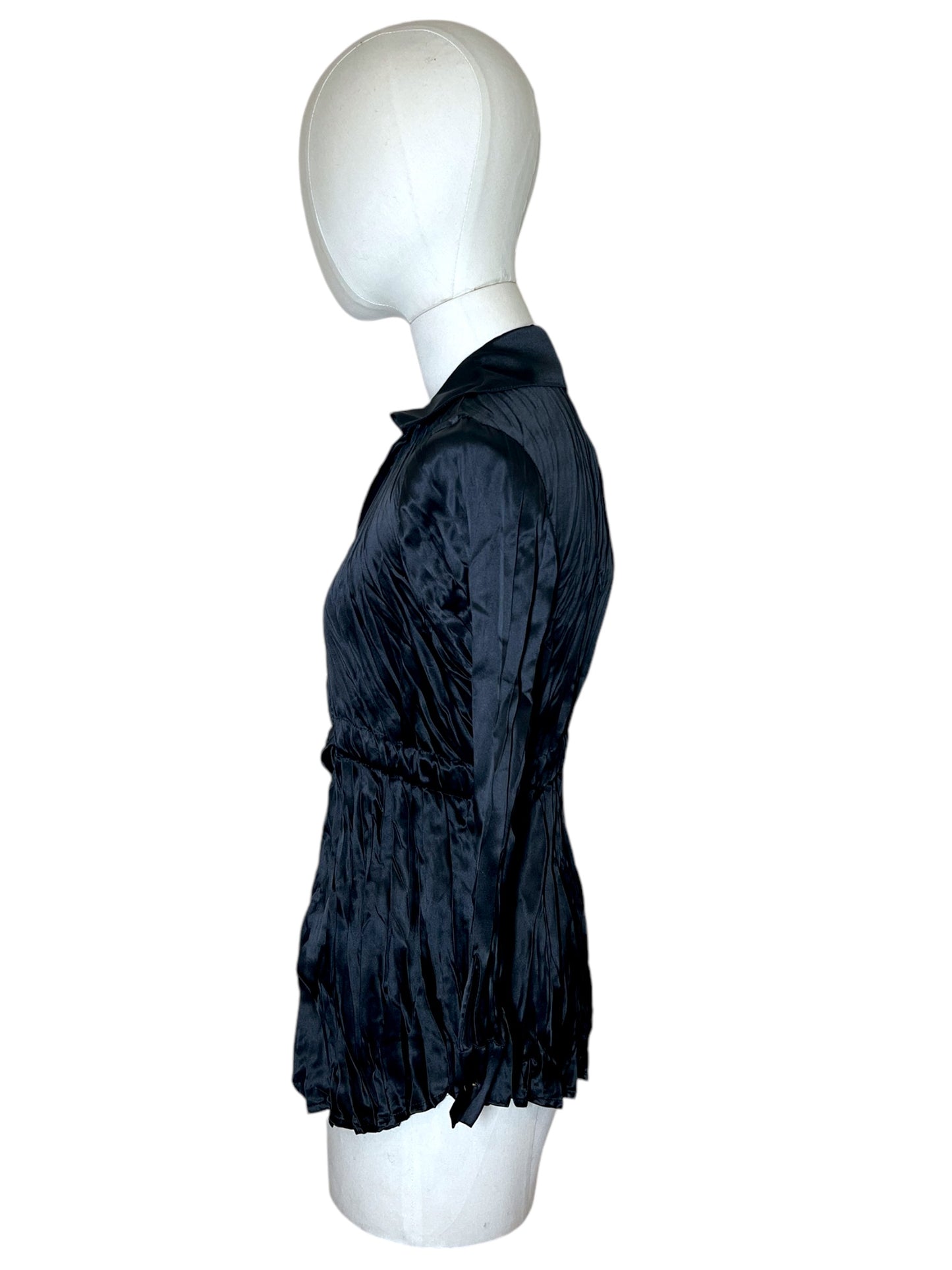 Roberto Cavalli black silk shirt