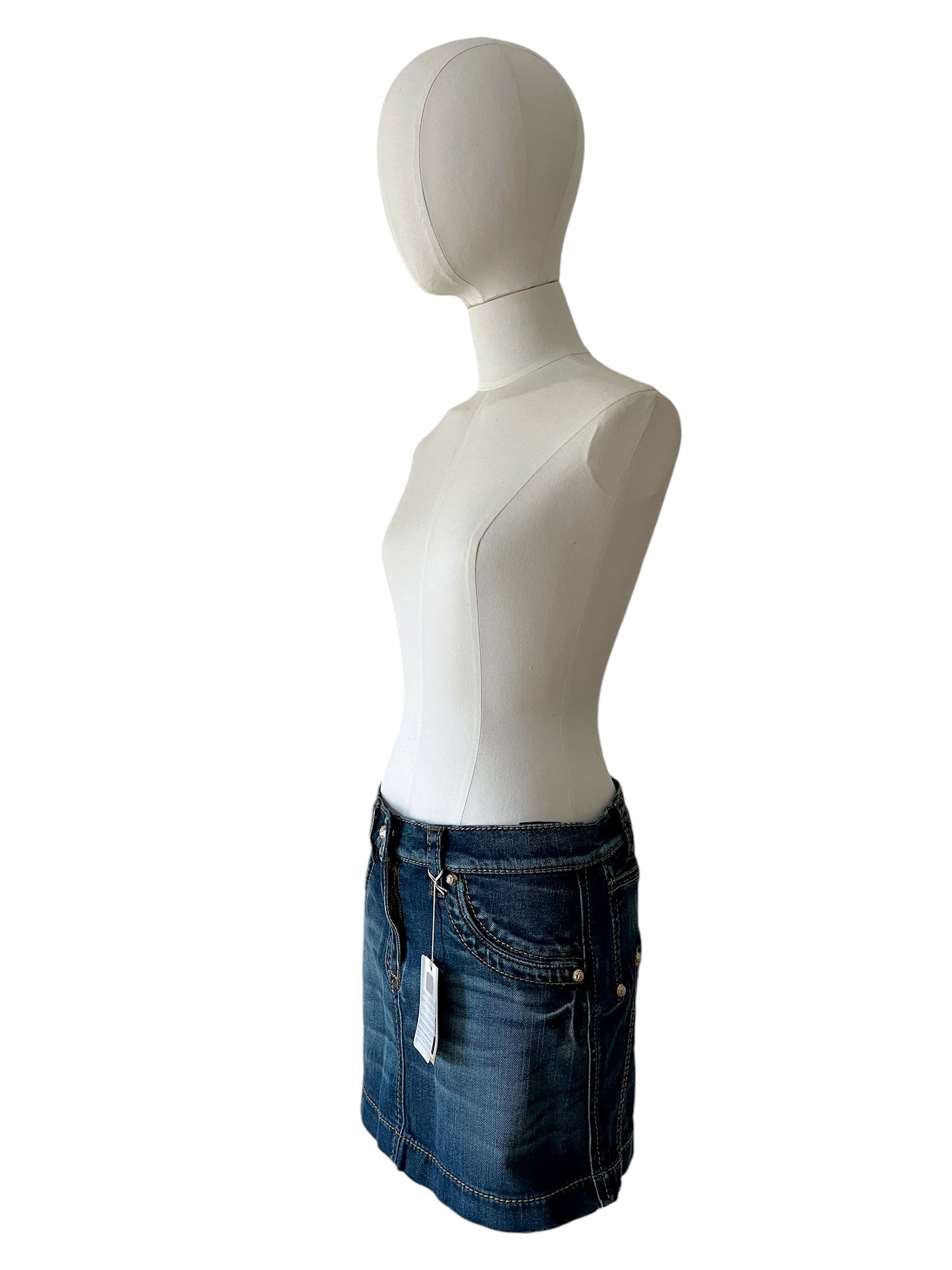 Roberto Cavalli denim skirt