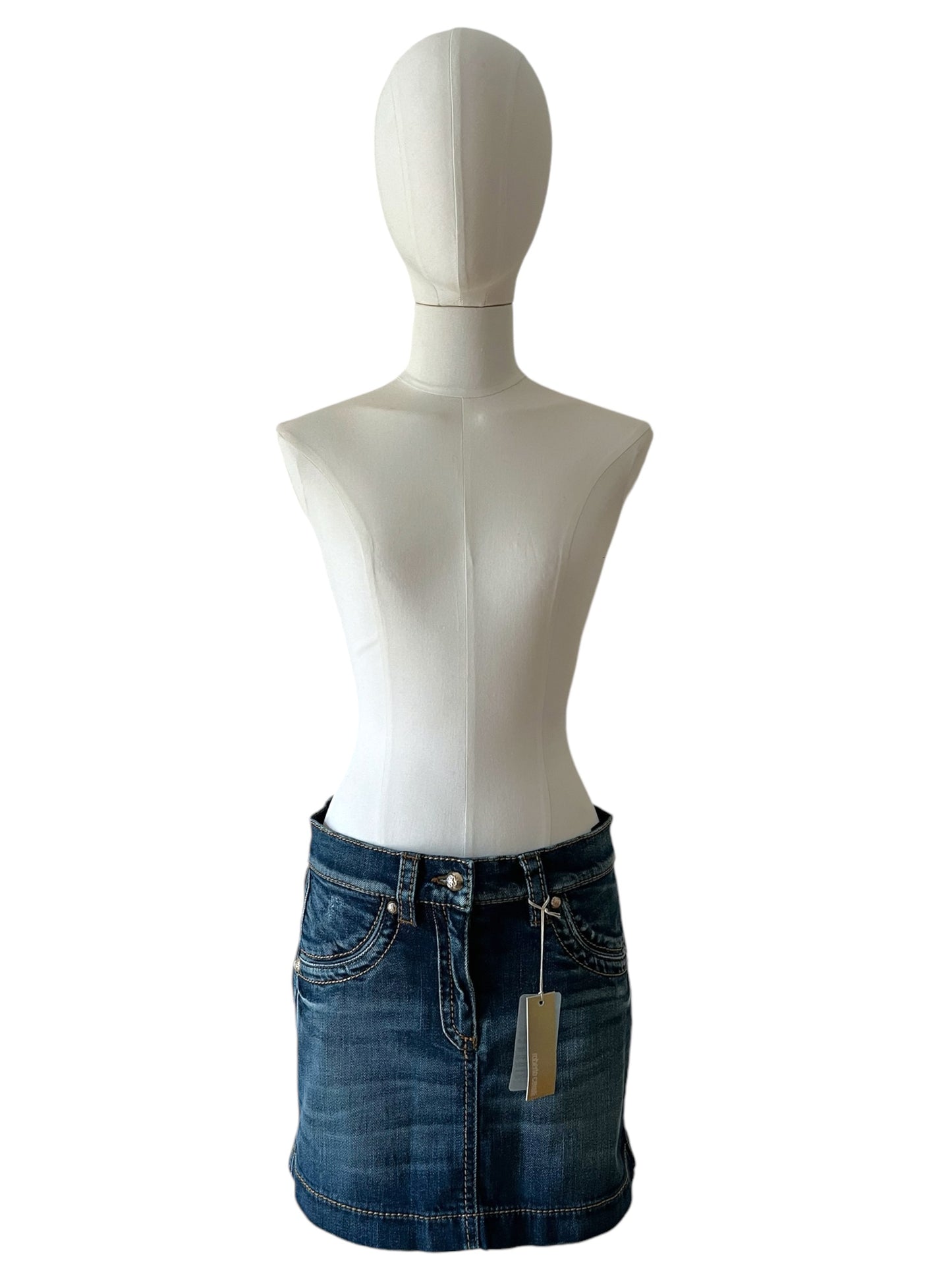 Roberto Cavalli denim skirt
