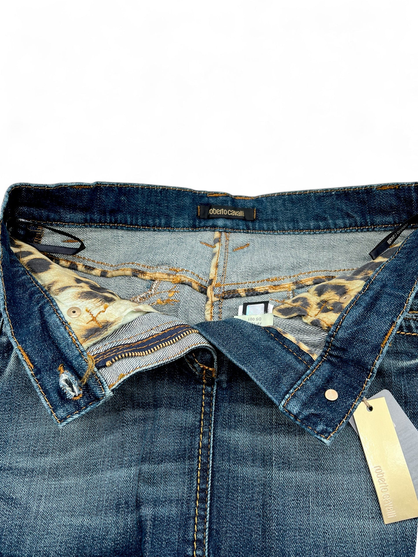 Roberto Cavalli denim skirt