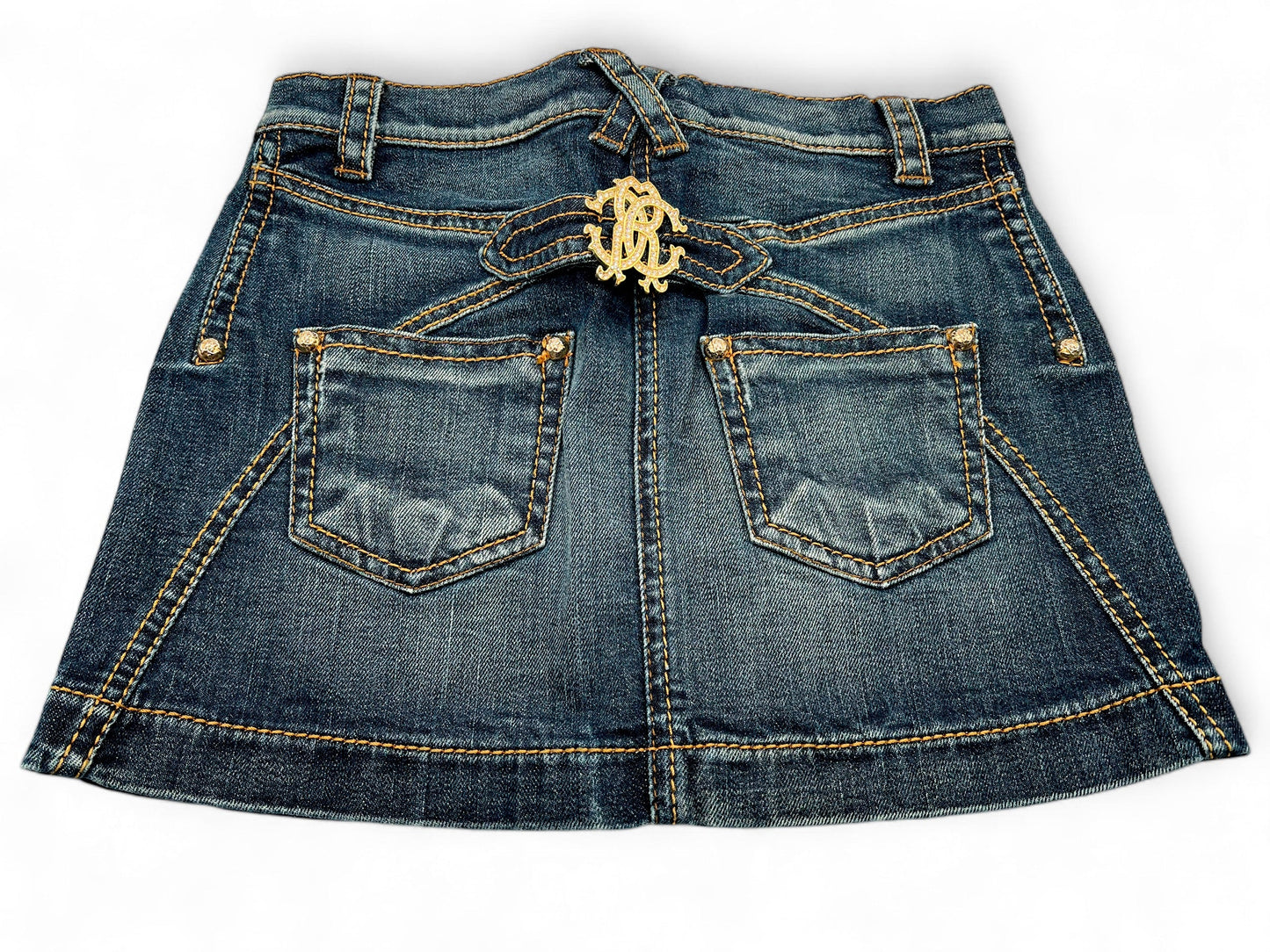 Roberto Cavalli denim skirt