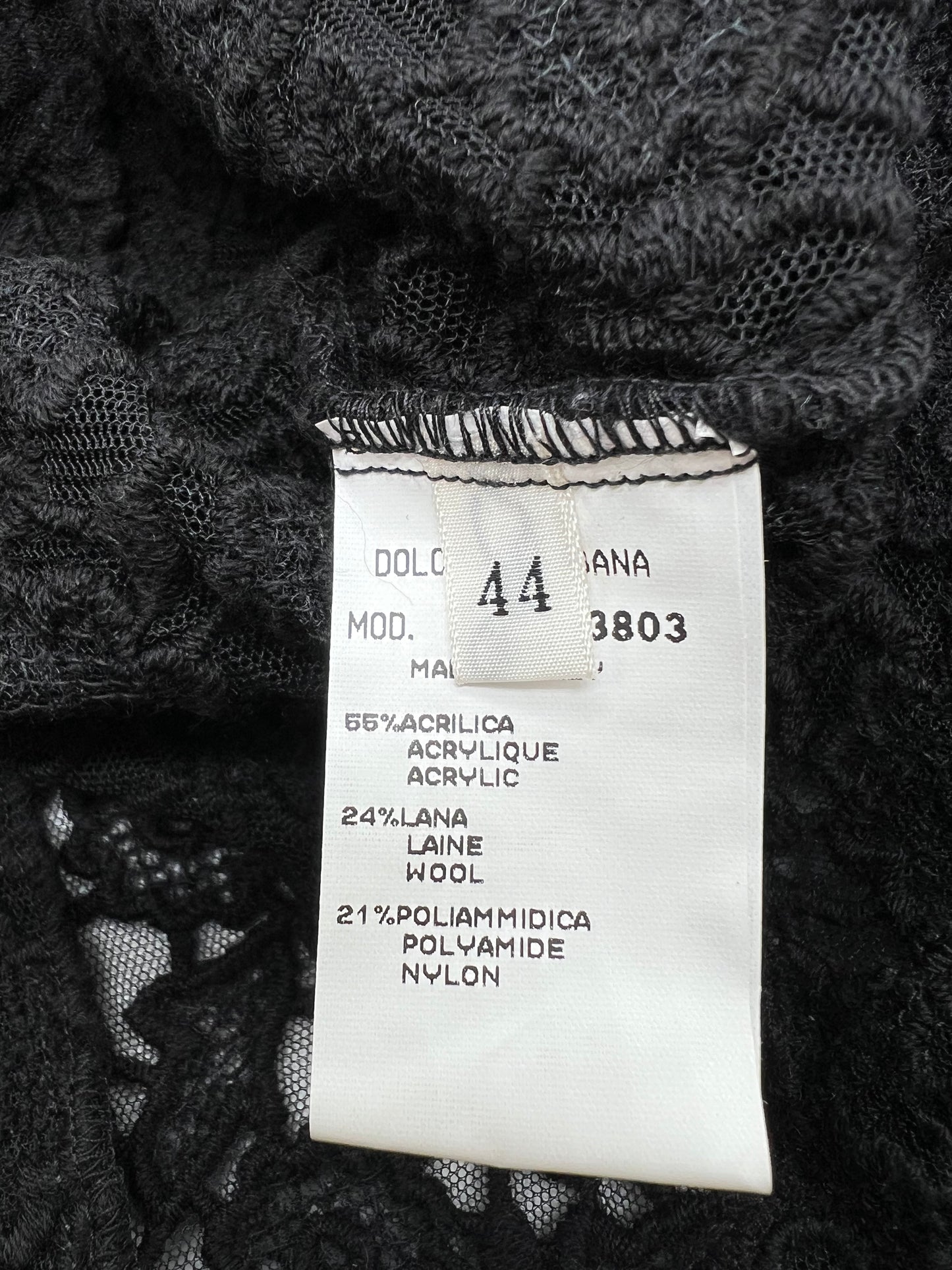 Dolce&Gabbana black lace jacket