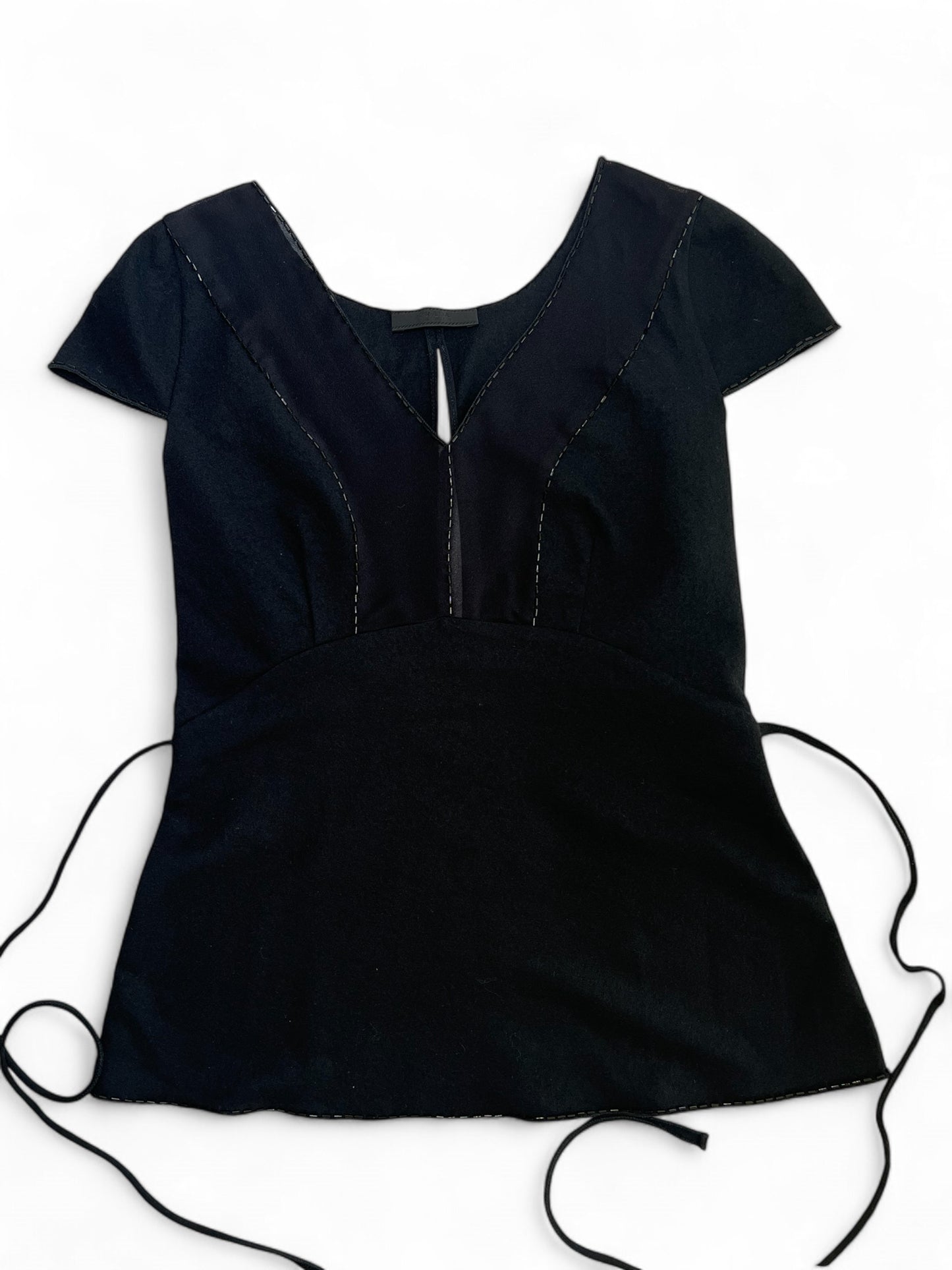Prada black wool set