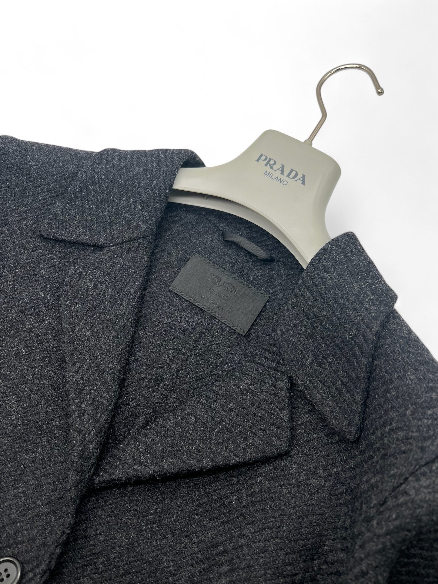 Prada grey wool jacket