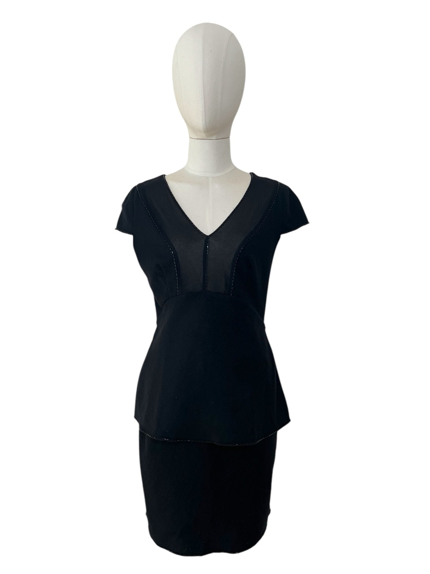 Prada black wool set