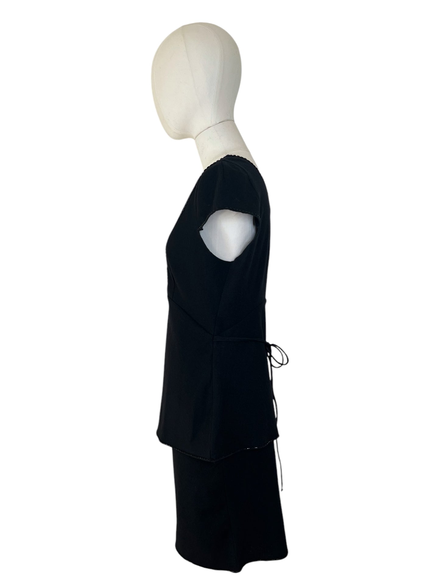 Prada black wool set