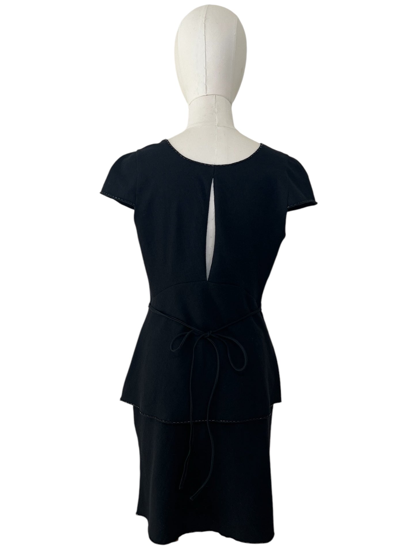 Prada black wool set