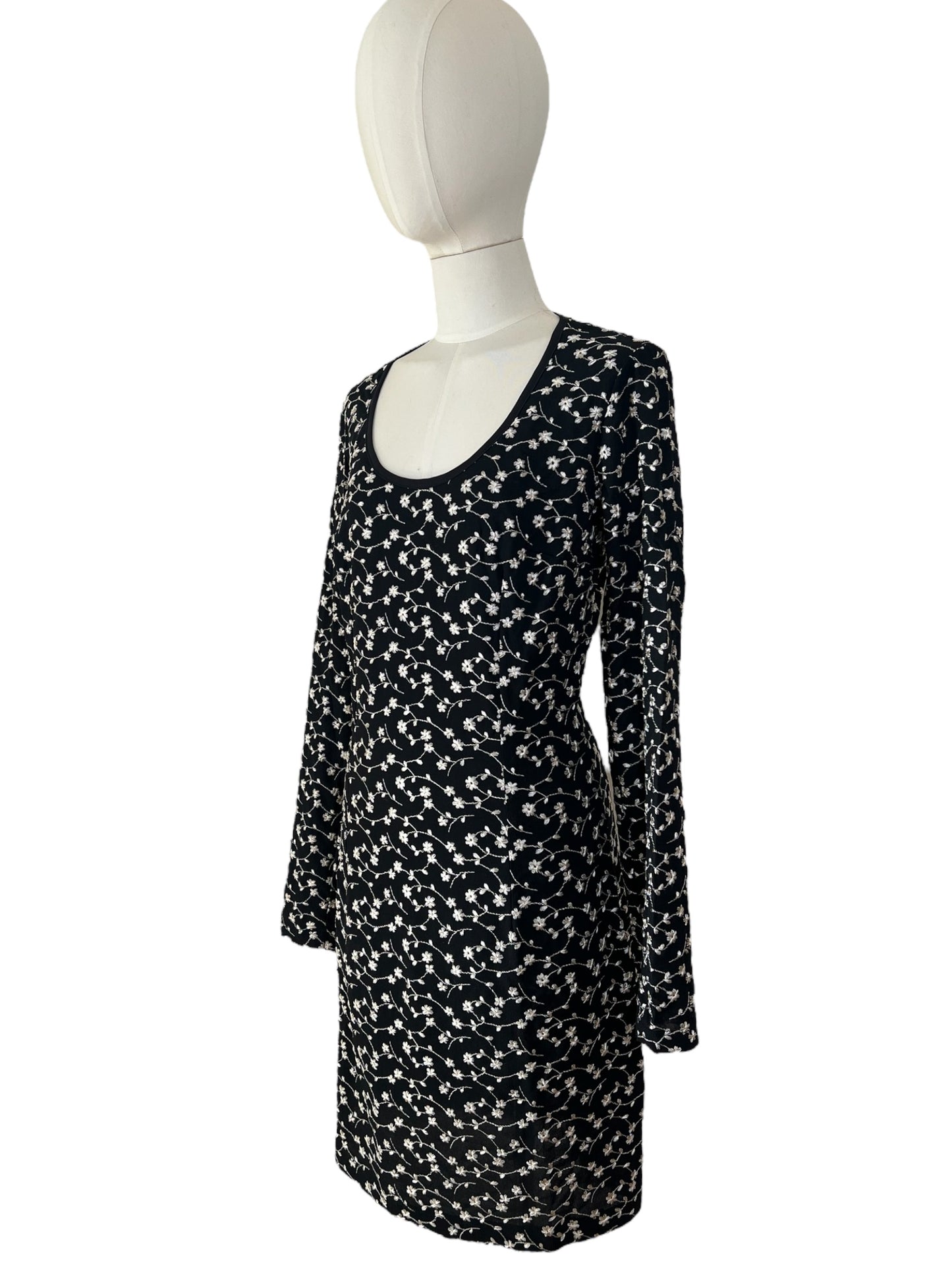Dolce&Gabbana black flower dress