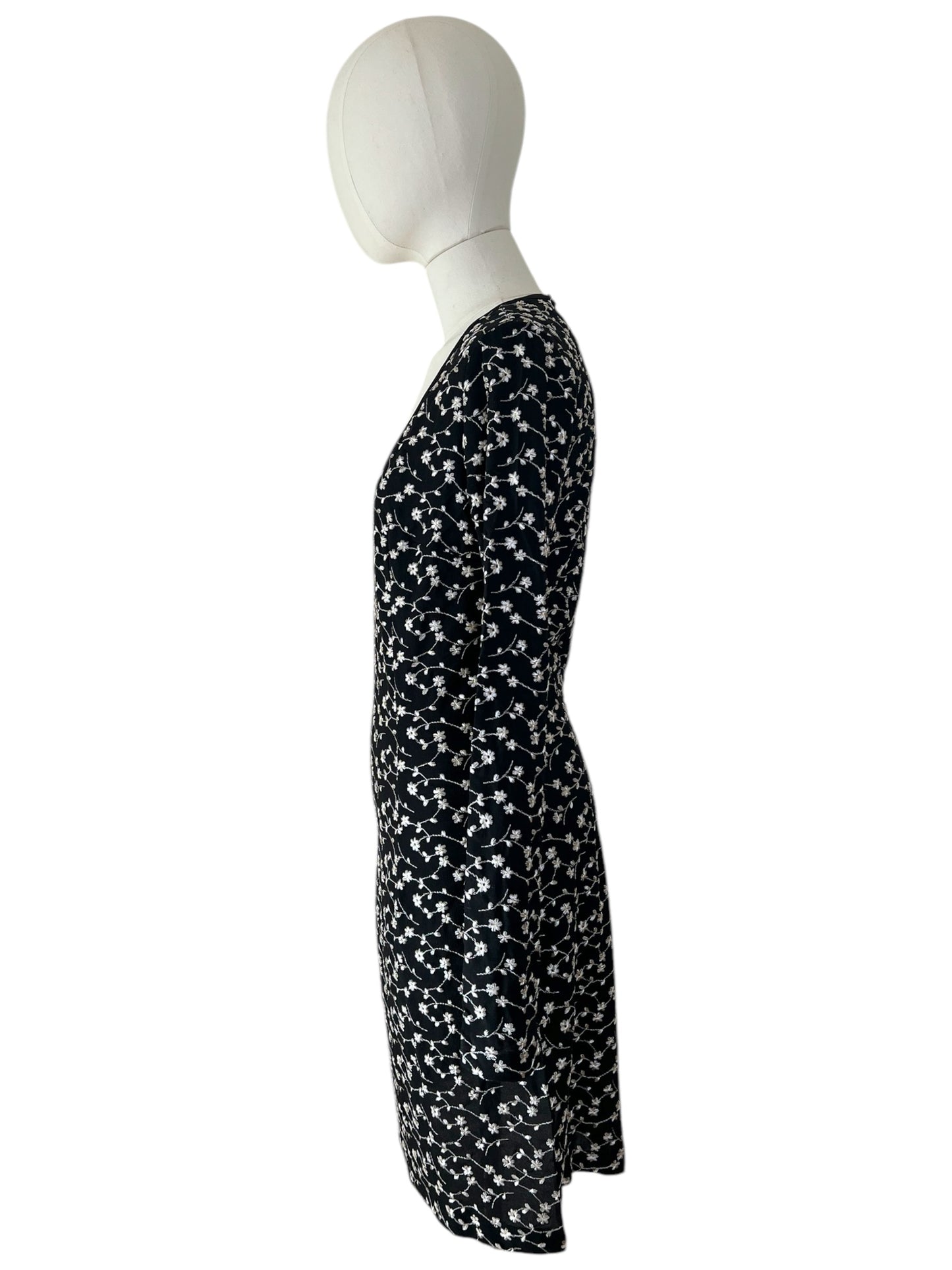 Dolce&Gabbana black flower dress