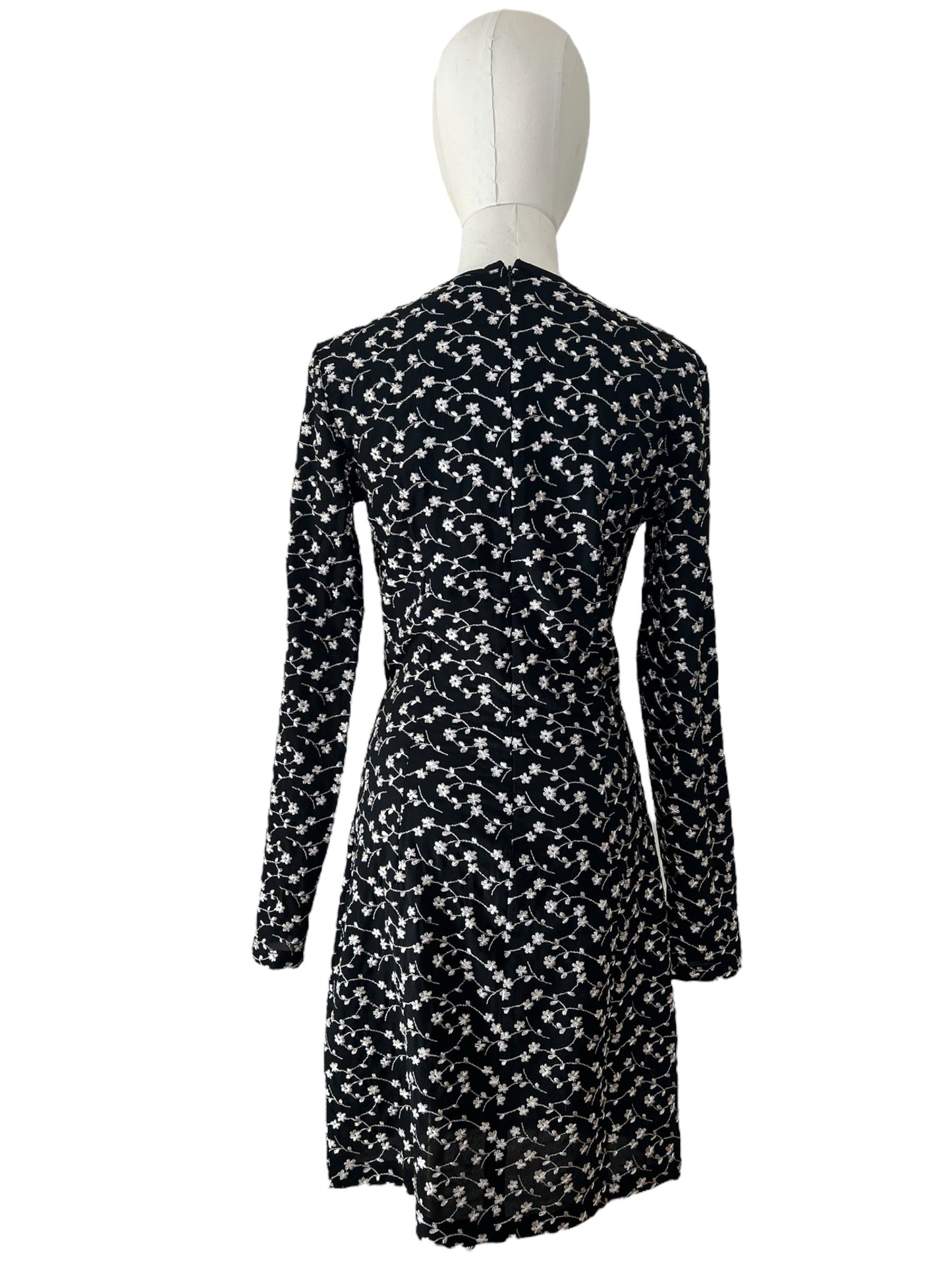 Dolce&Gabbana black flower dress