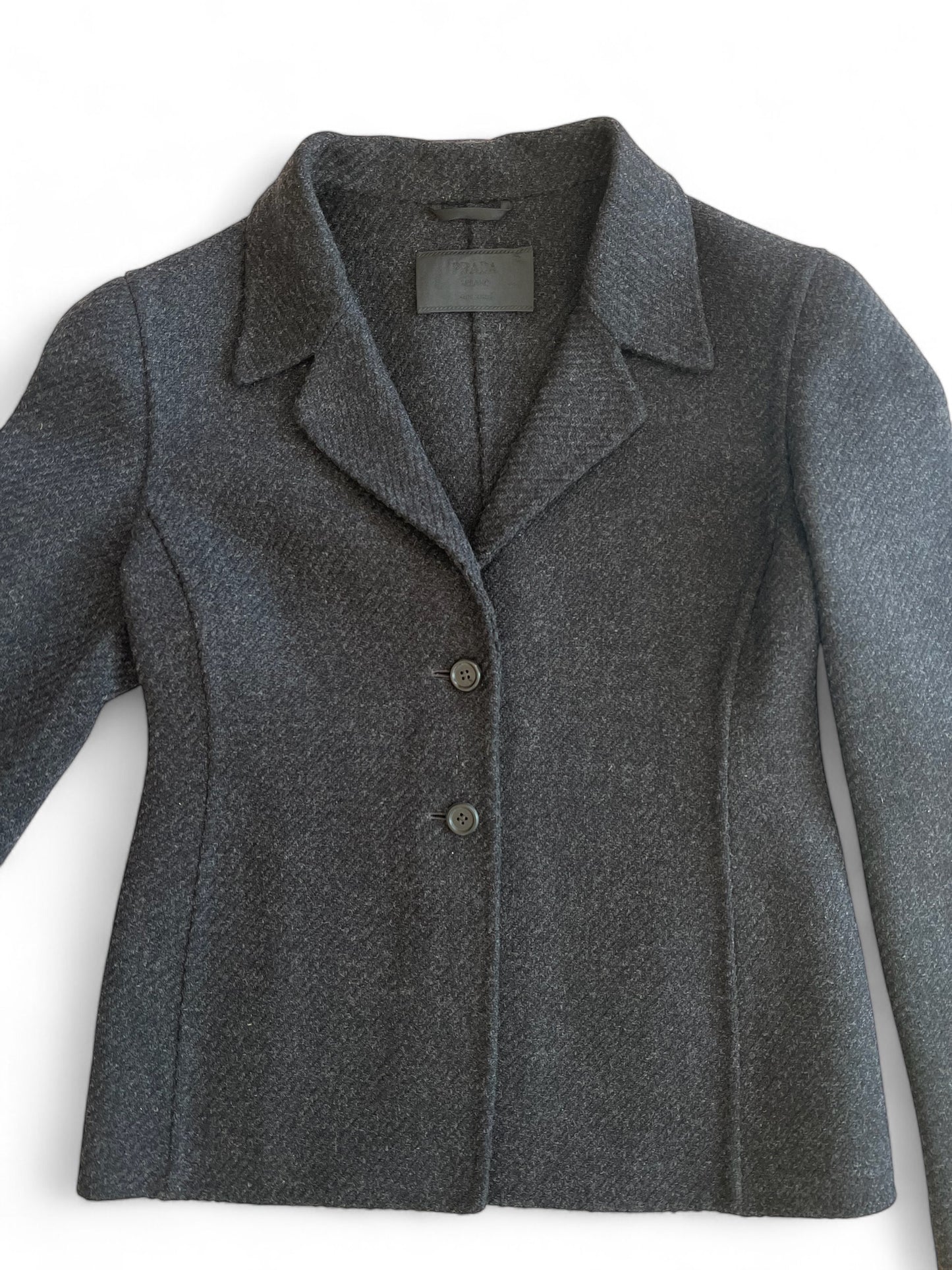 Prada grey wool jacket