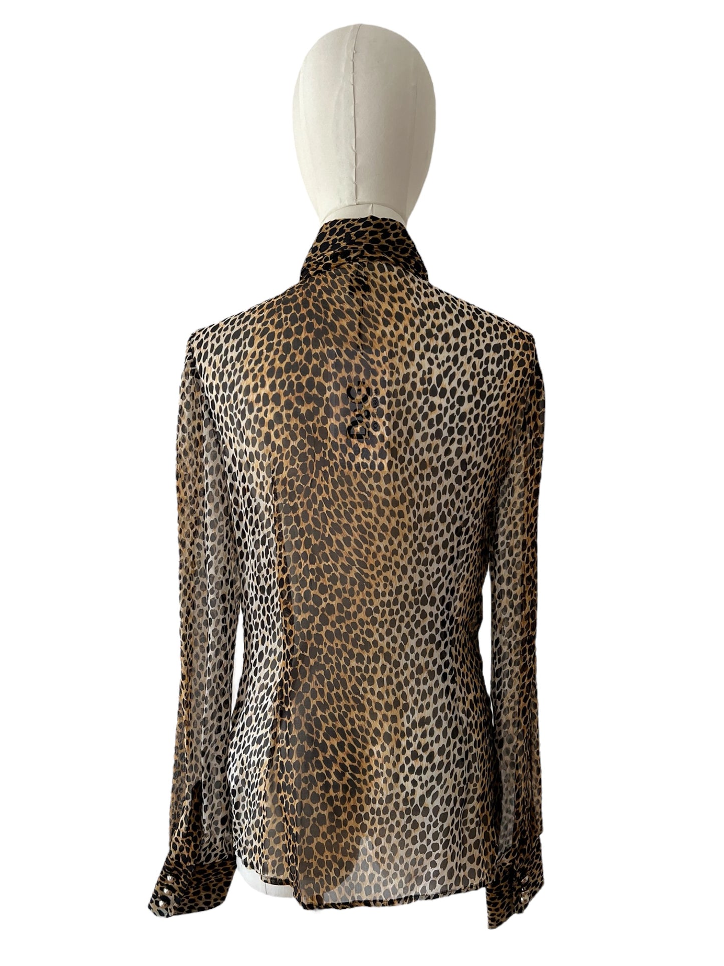 Dolce&Gabbana leopard silk shirt