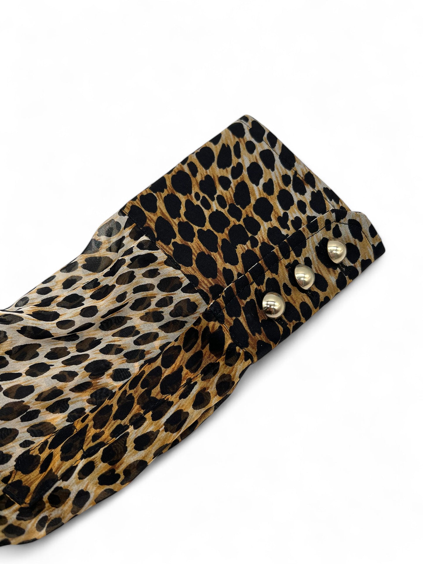 Dolce&Gabbana leopard silk shirt