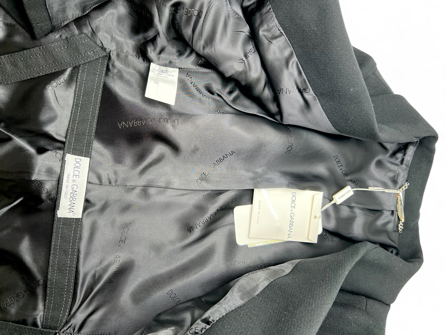 Dolce&Gabbana black wool set