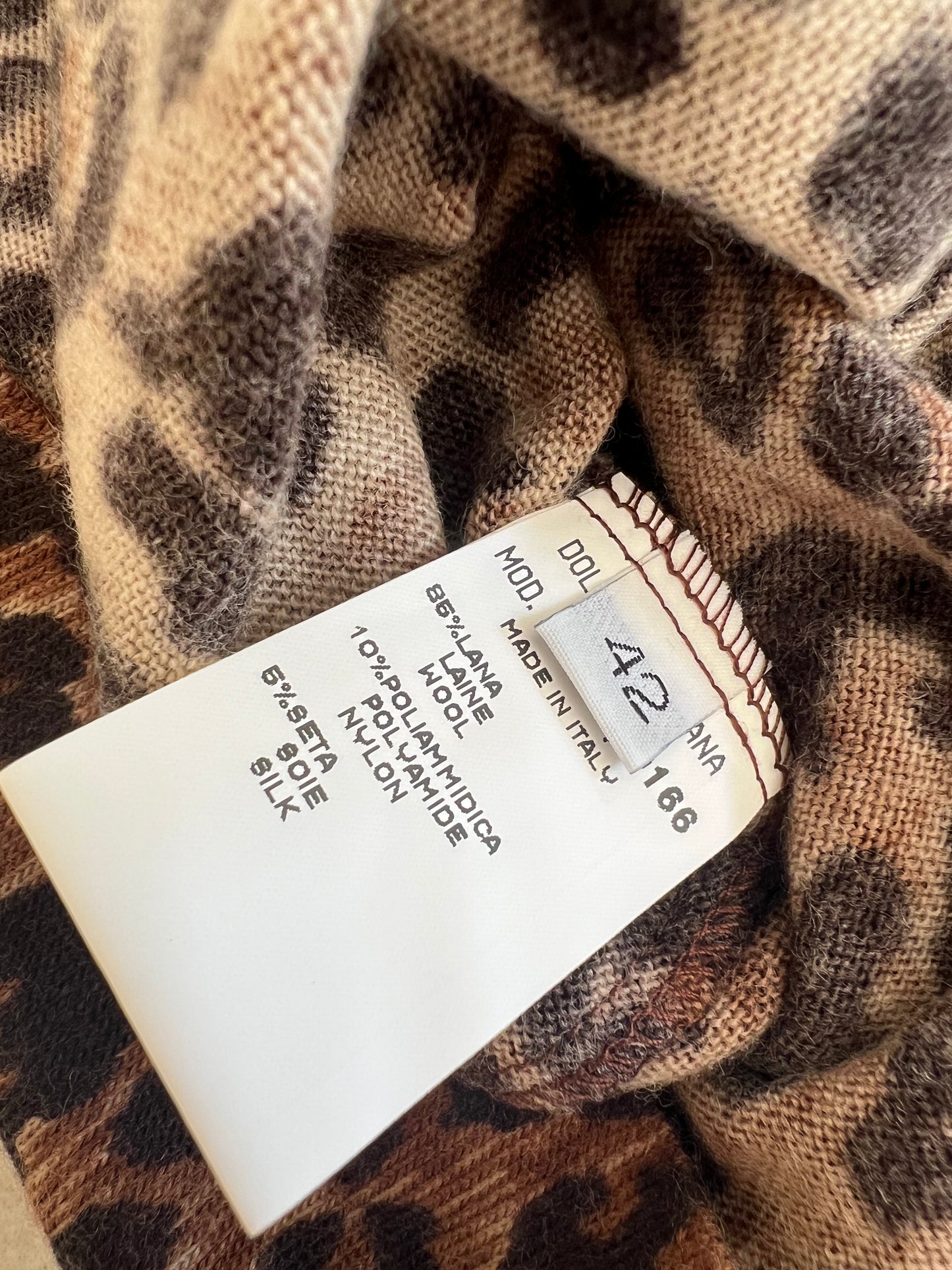 Dolce & Gabbana wool cardigan set