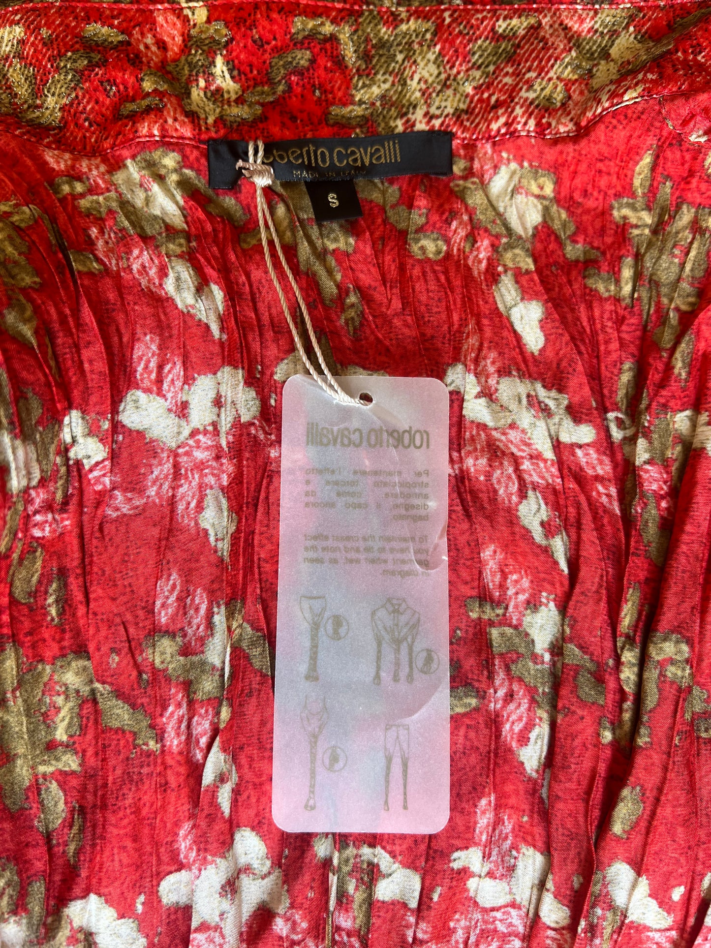 Roberto Cavalli silk printed blouse