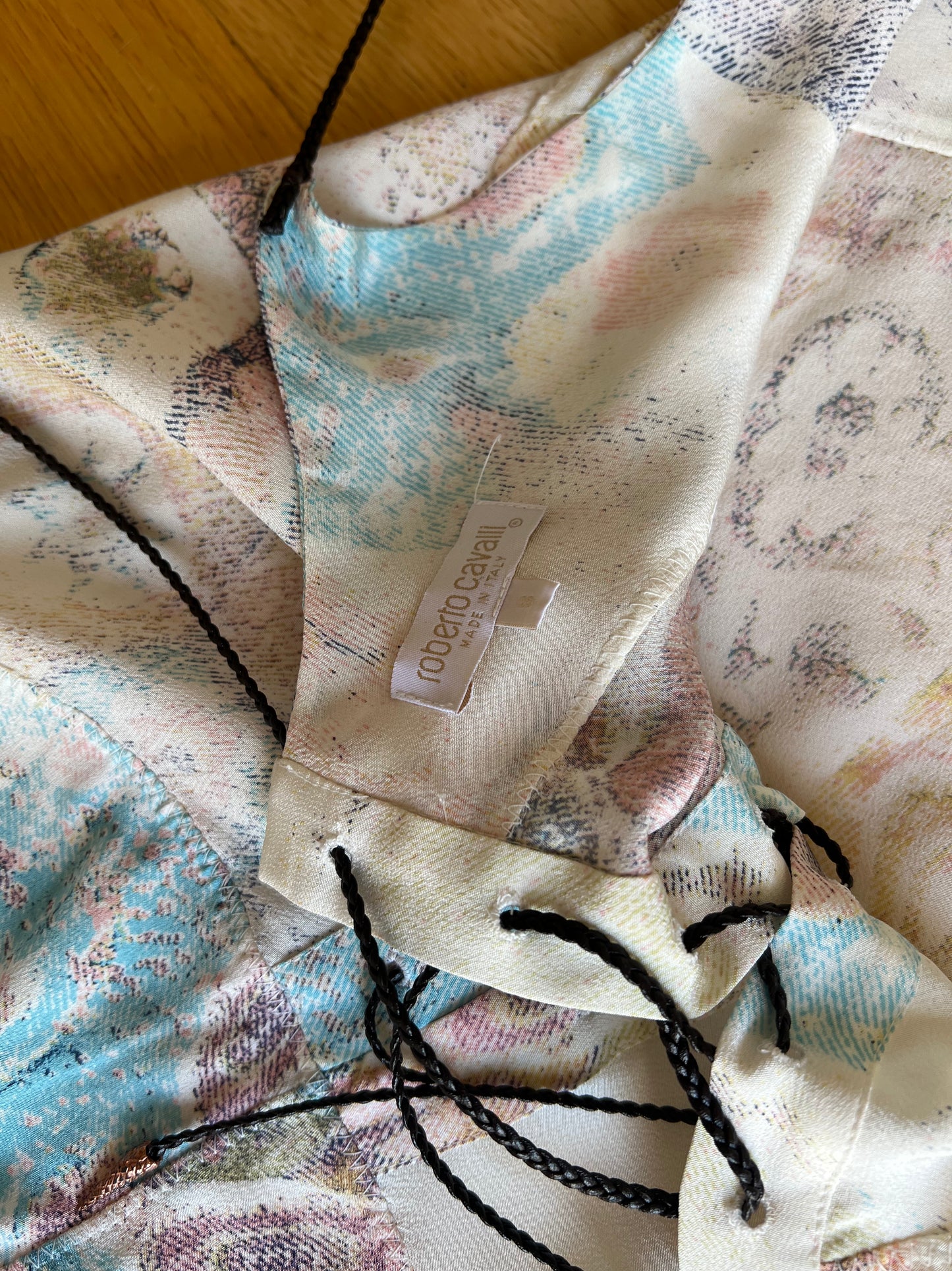 Roberto Cavalli vintage printed silk dress