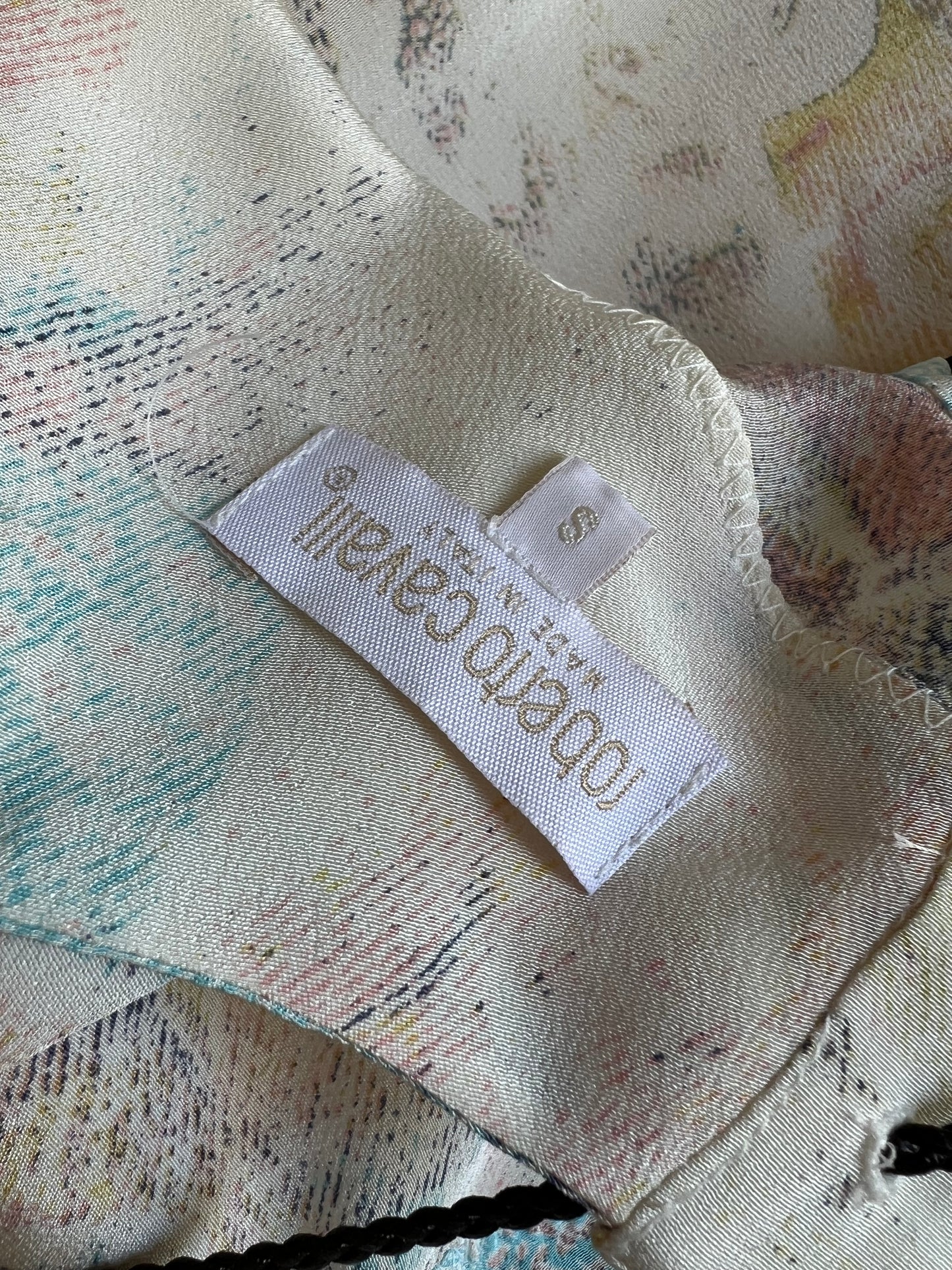 Roberto Cavalli vintage printed silk dress