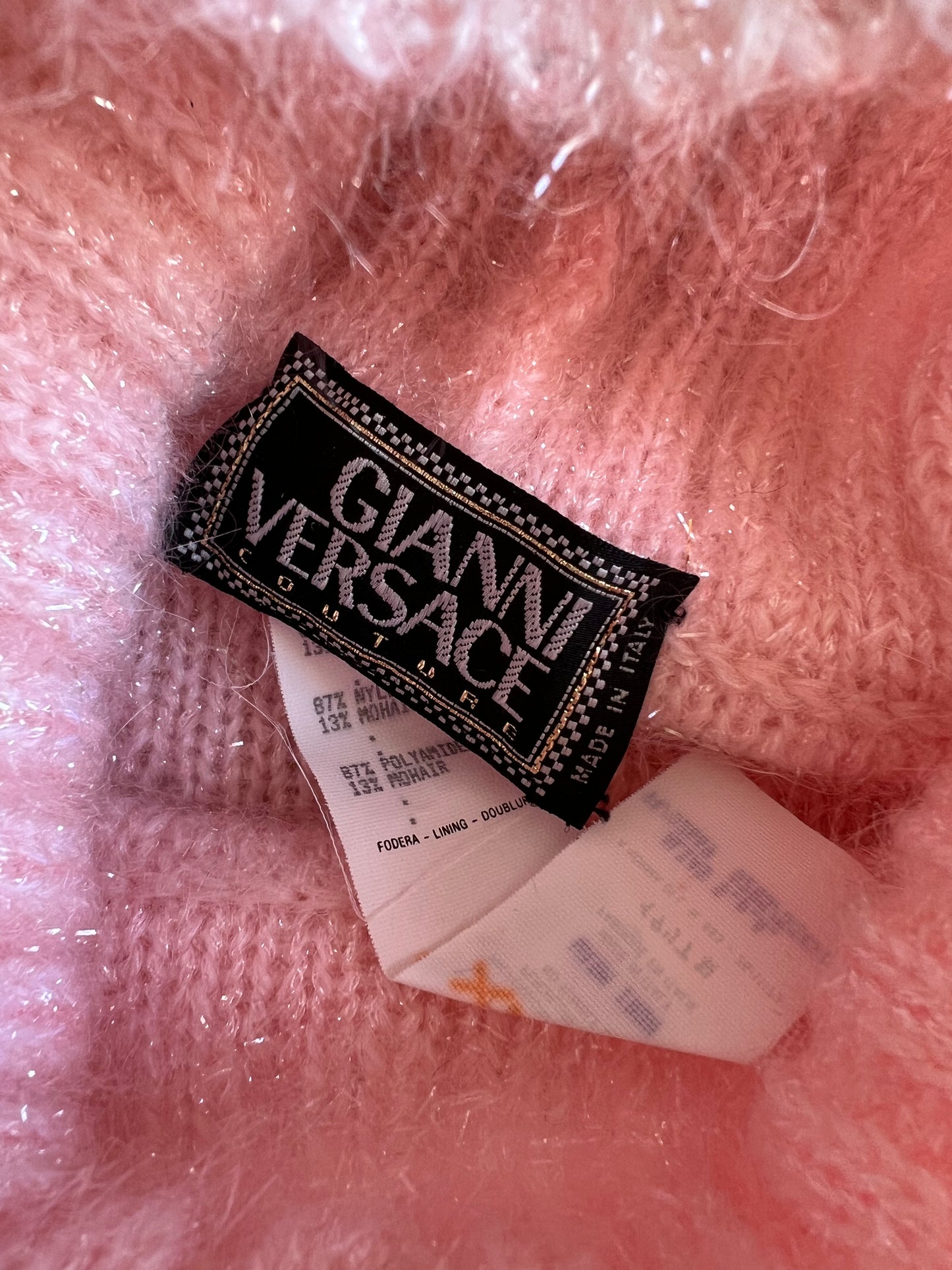 Gianni Versace Couture pink jumper