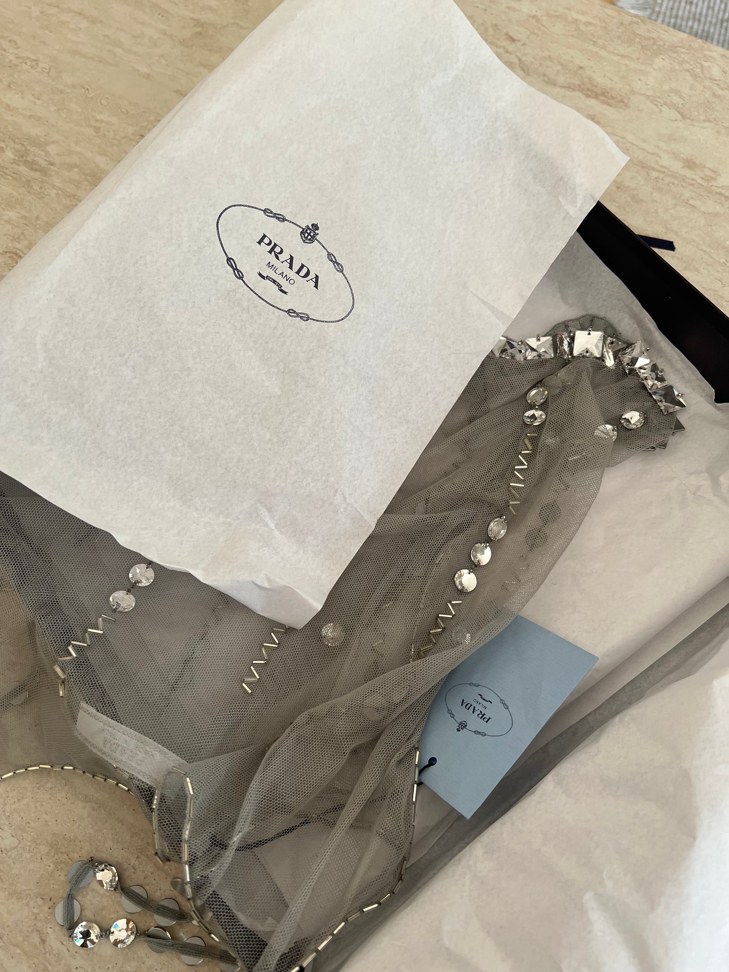 Prada linen vintage bustier