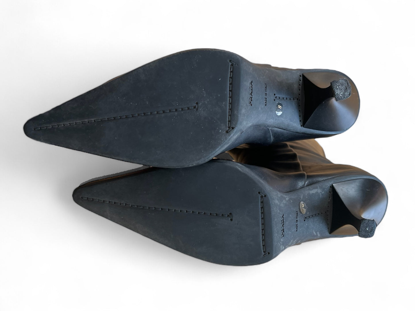 Prada leather boots