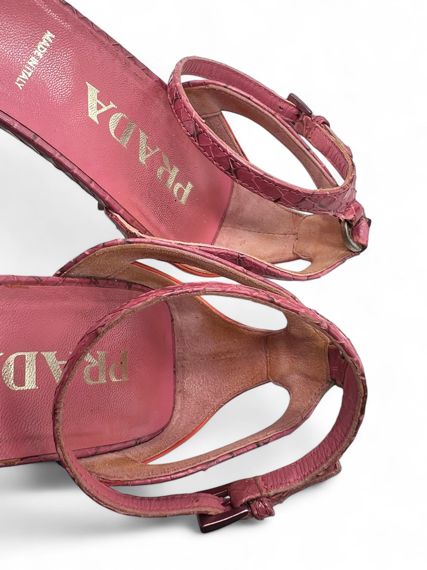Prada pink sandals