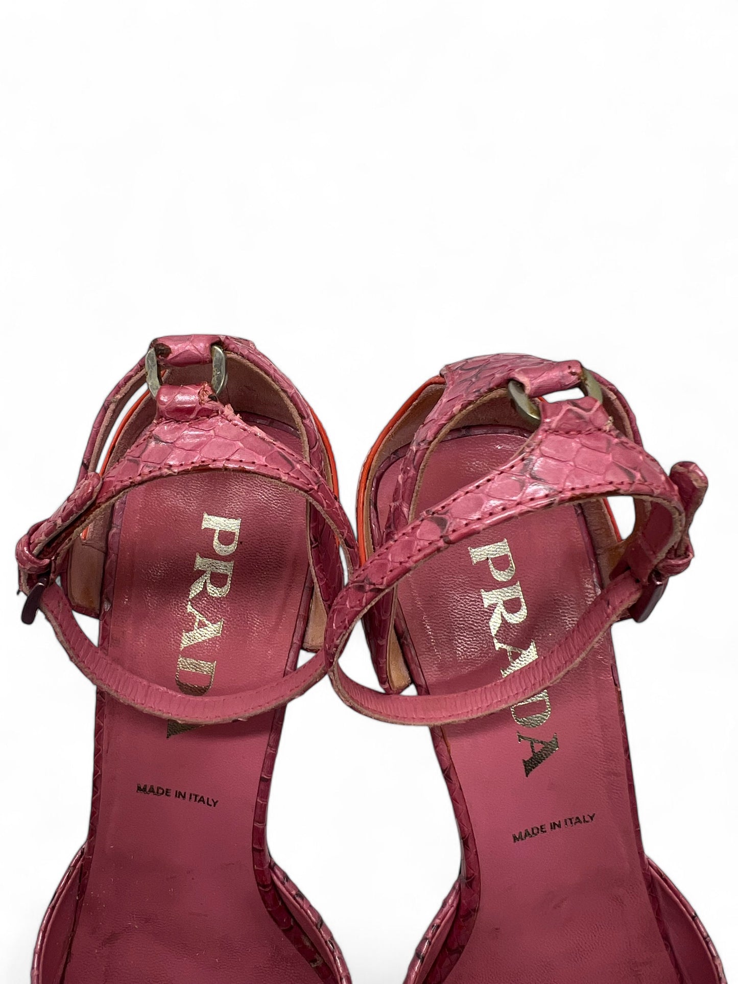 Prada pink sandals