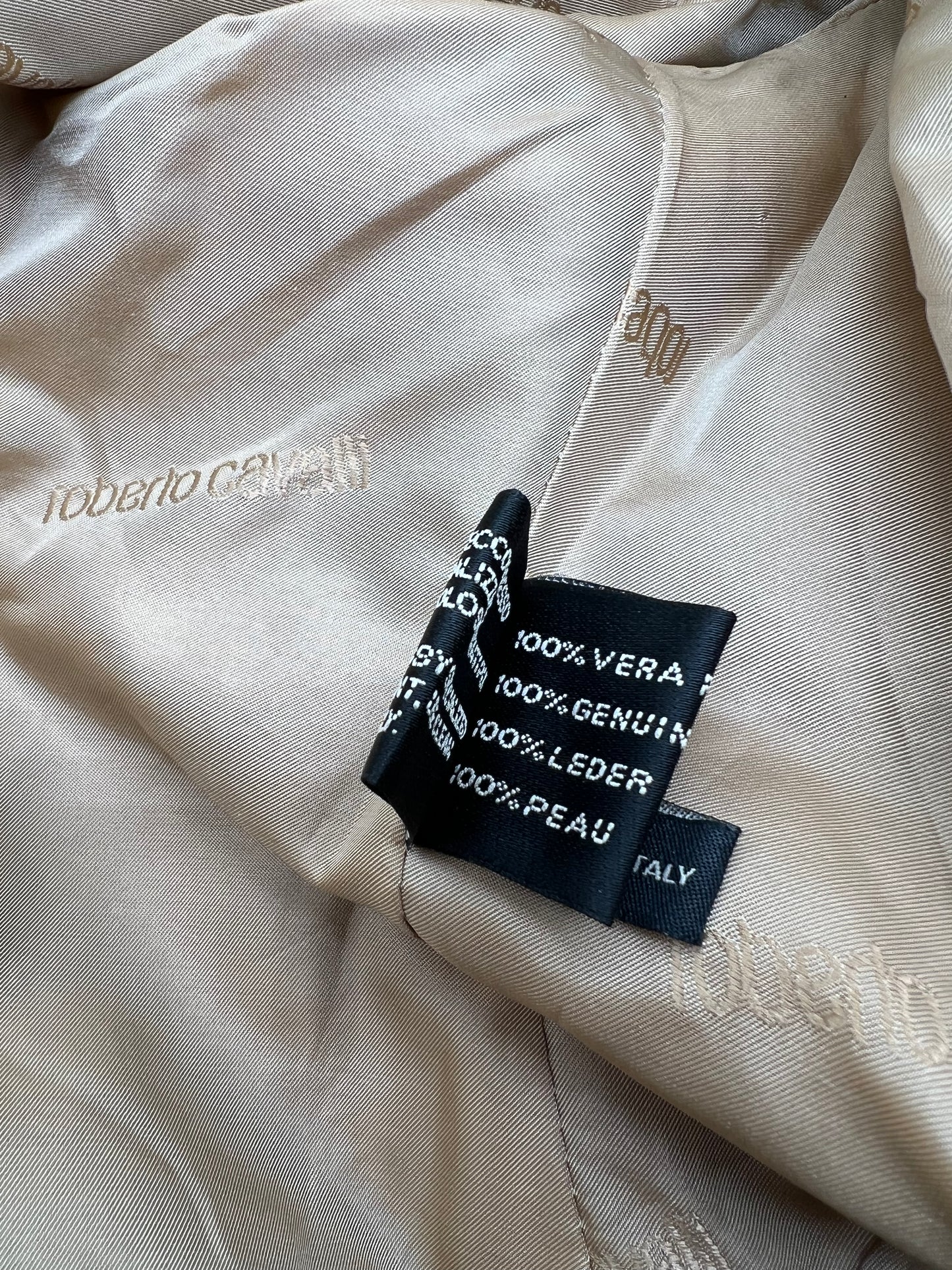 Roberto Cavalli biker jacket