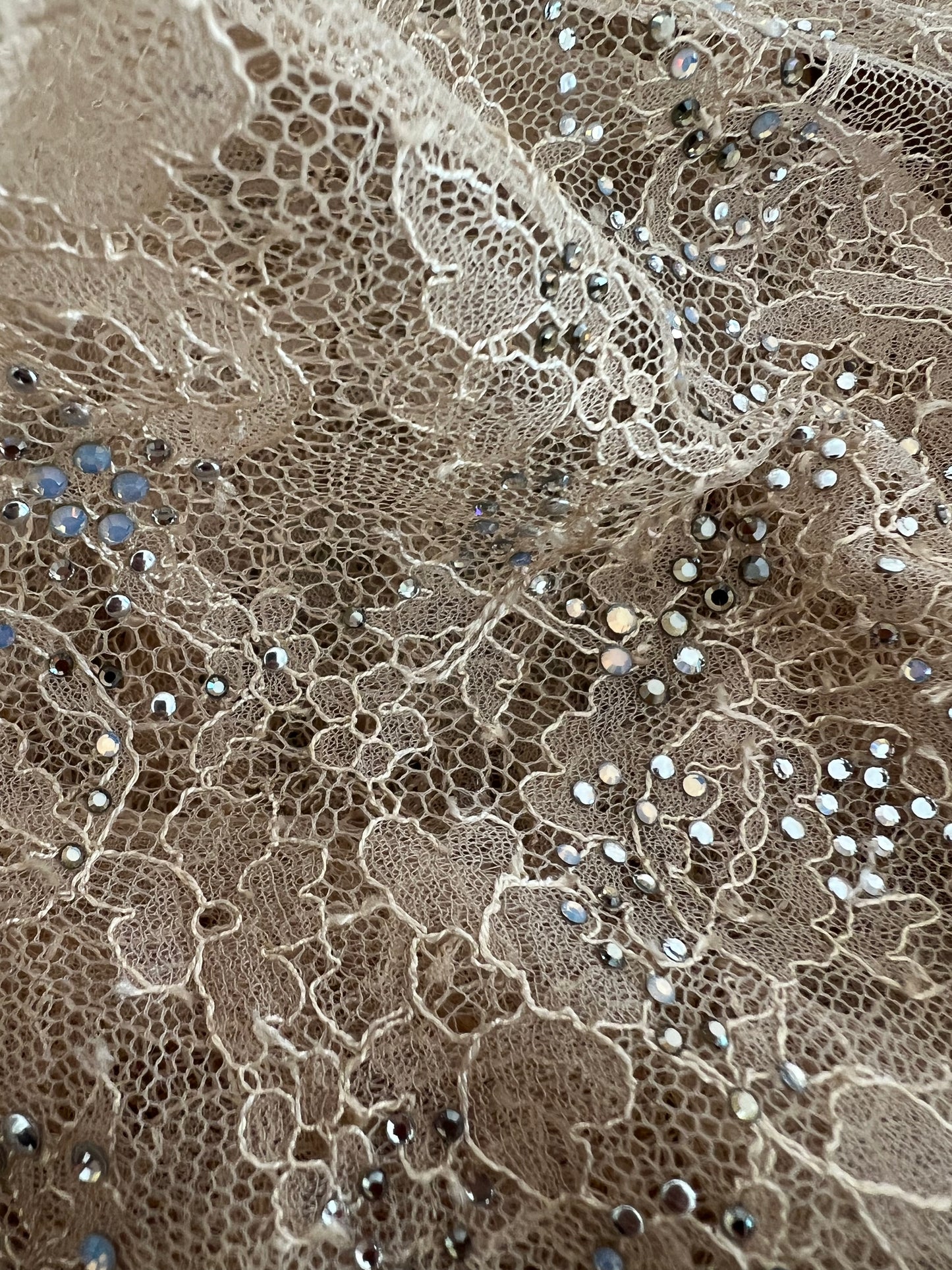 Givenchy Sheer Lace Blouse with Crystals