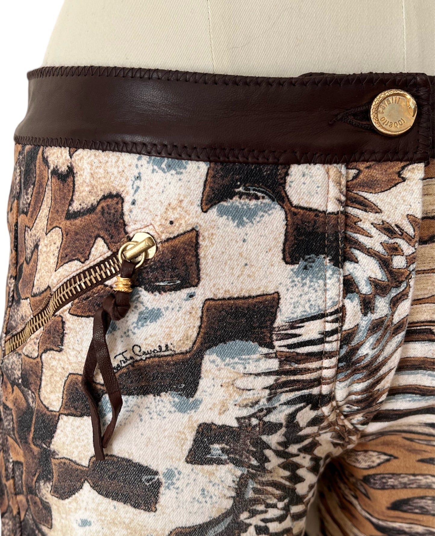 Roberto Cavalli pantalone dritto stampato