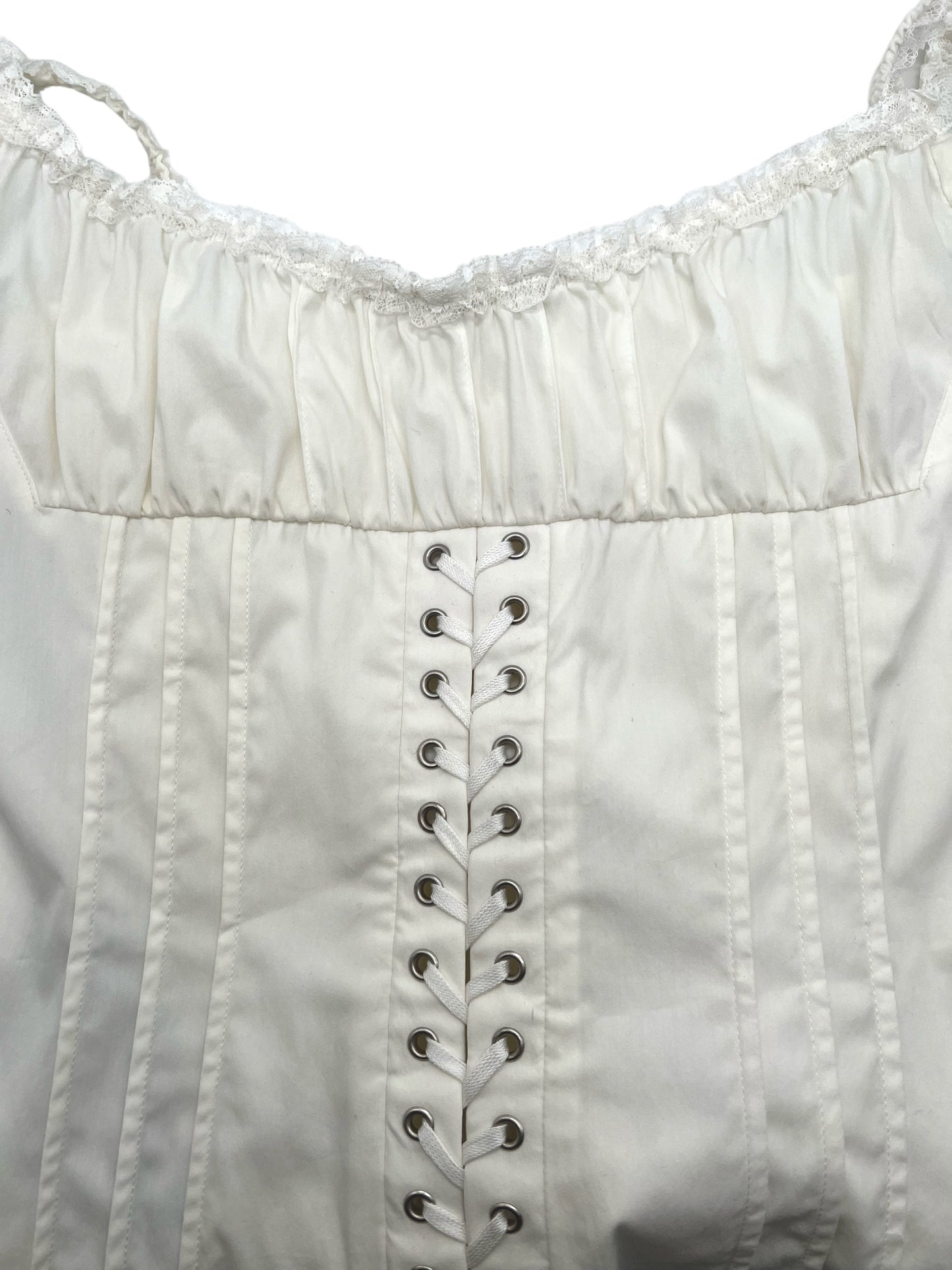 Dolce&Gabbana corsetto bianco