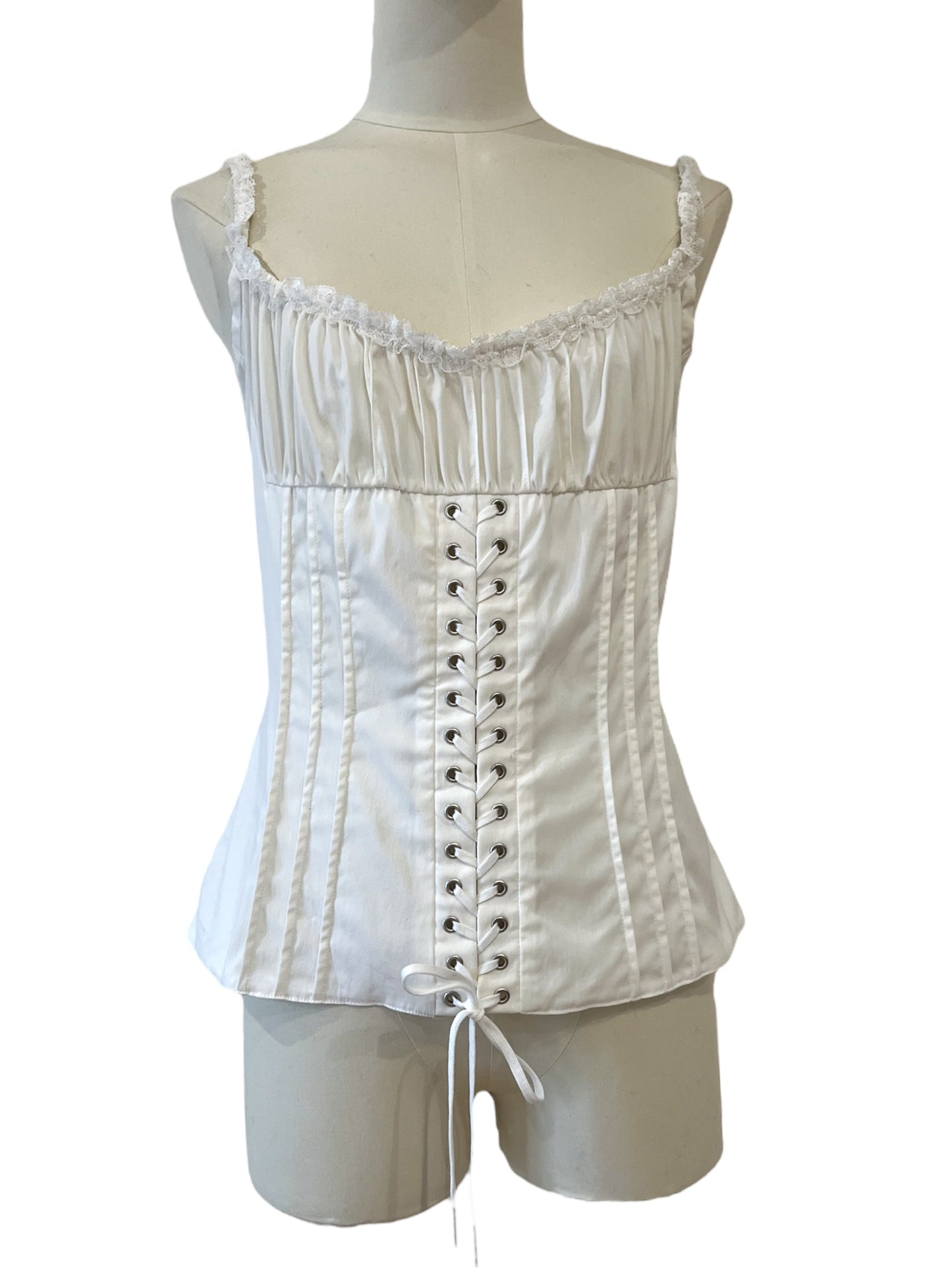 Dolce&Gabbana corsetto bianco