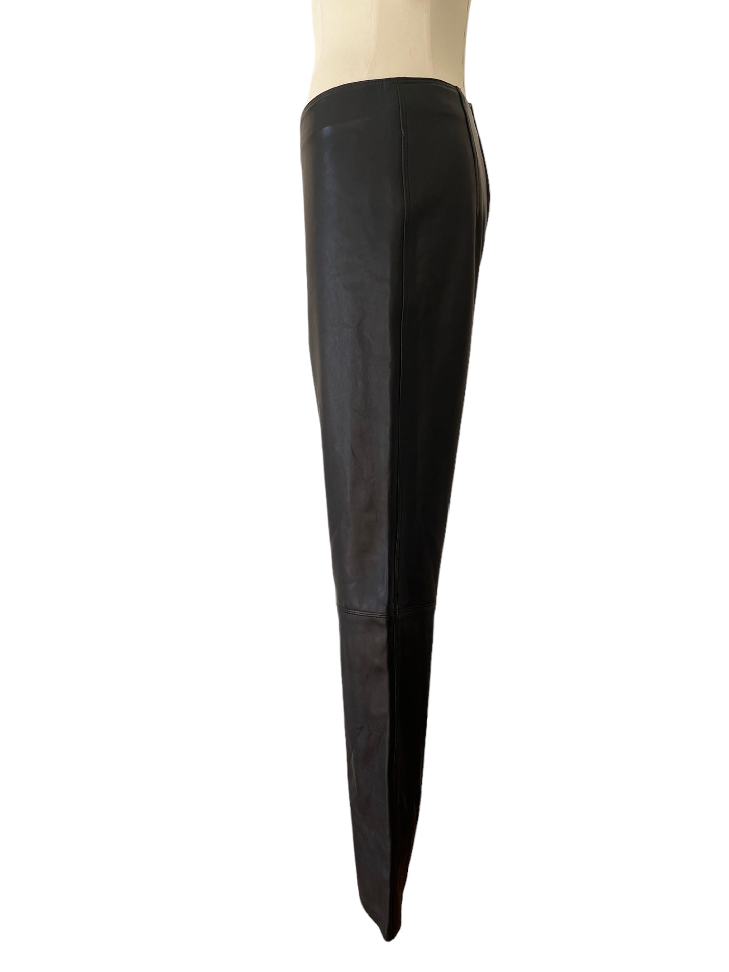 Gianni Versace pantaloni in pelle neri