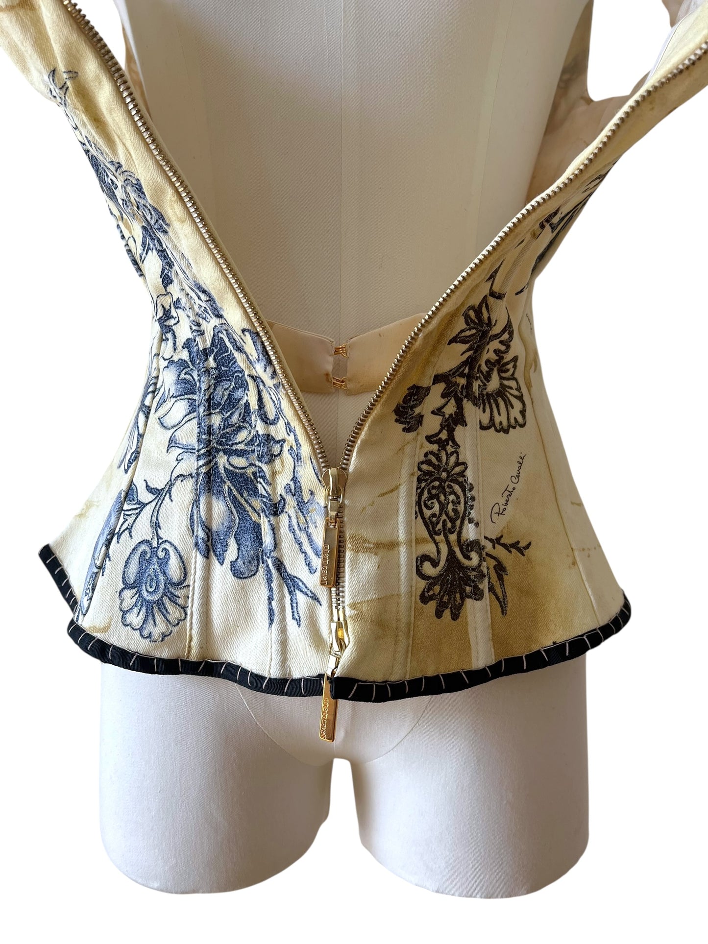 Roberto Cavalli S/S 2003 Bustier Corset