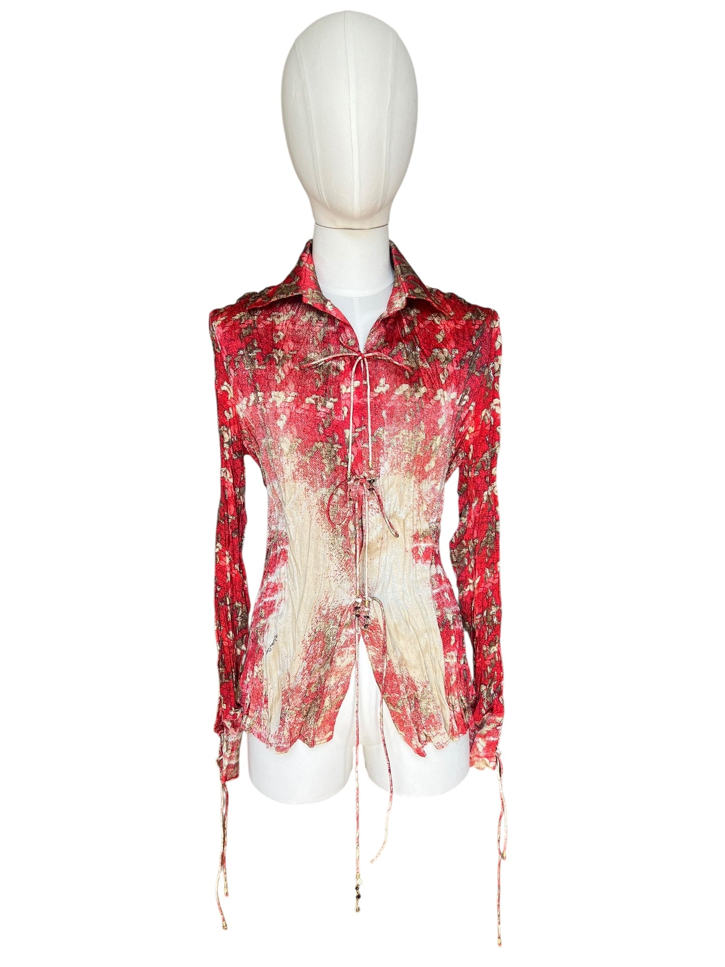Roberto Cavalli silk printed blouse