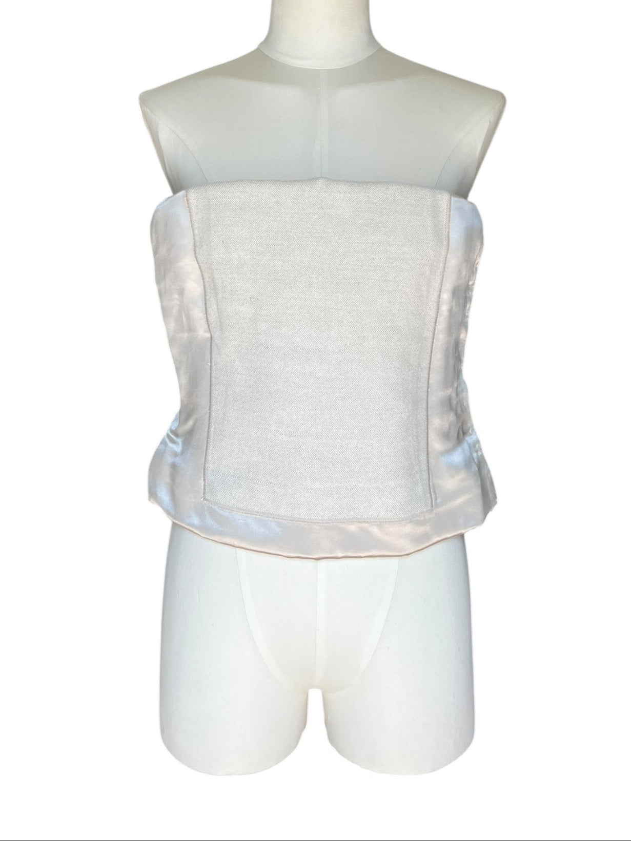 Prada linen vintage bustier