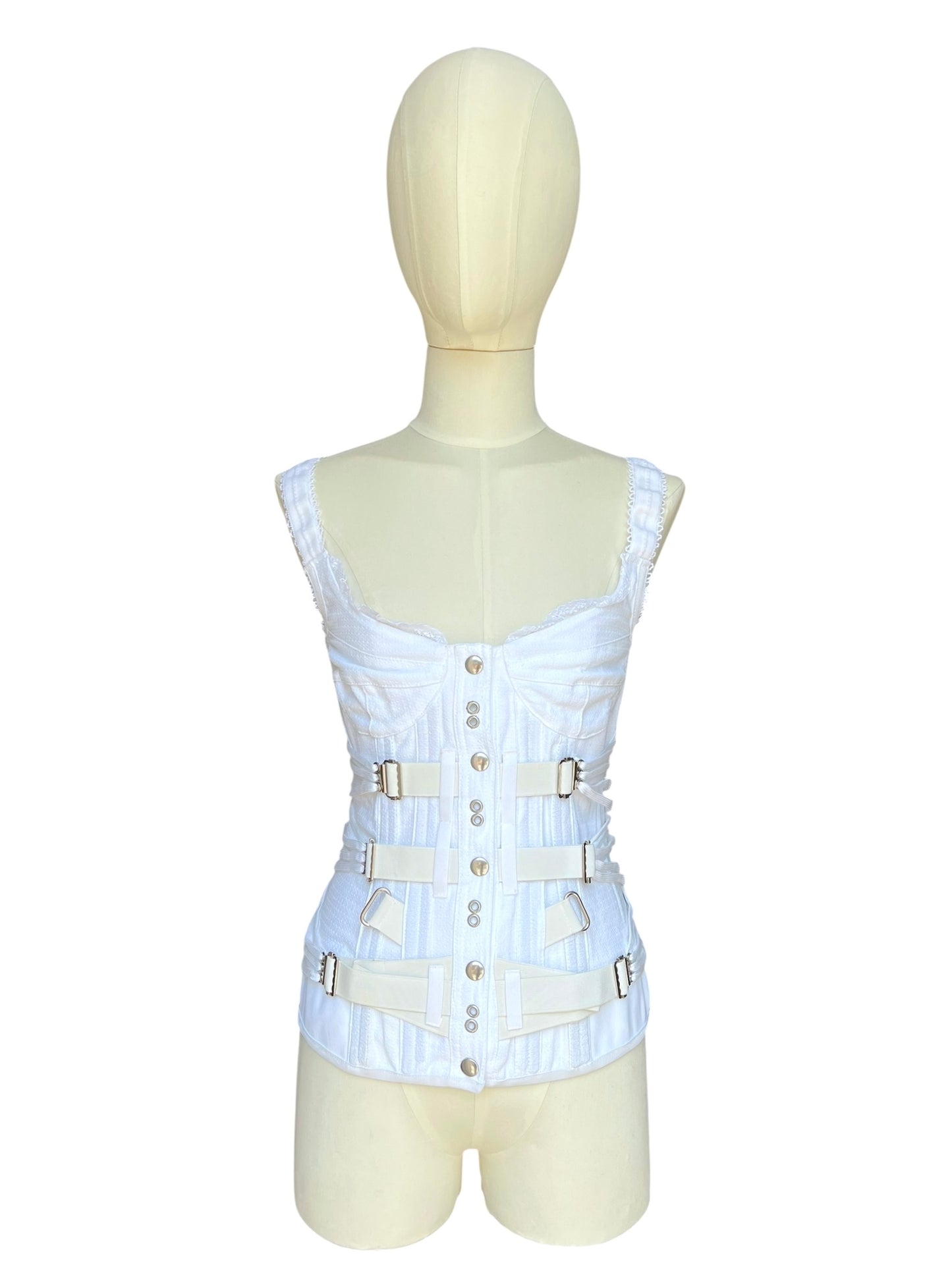 Dolce & Gabbana bondage strap corset