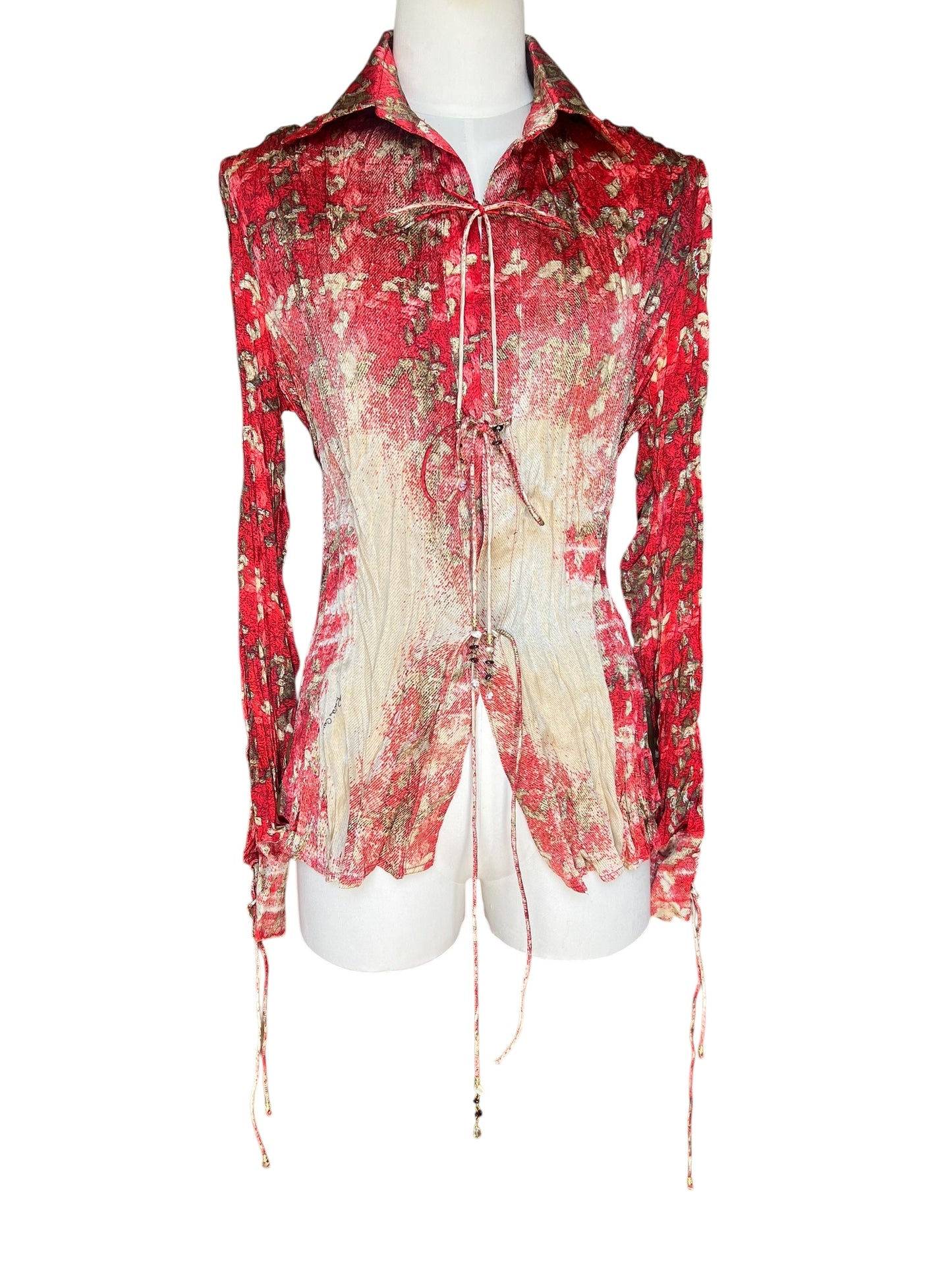 Roberto Cavalli silk printed blouse