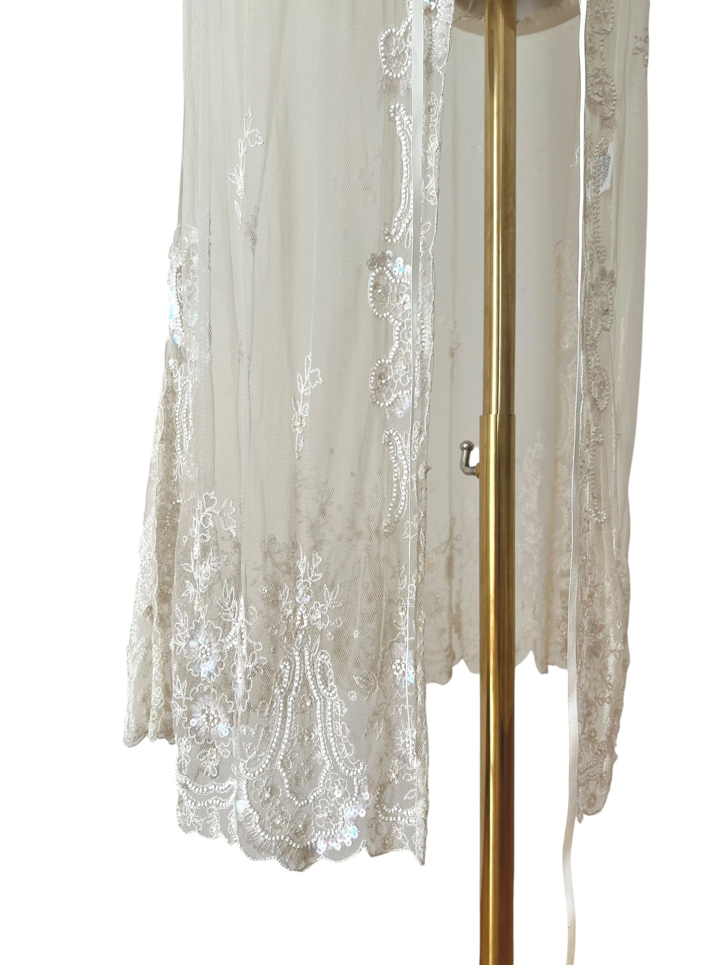 Ralph Lauren tulle embroidered dress