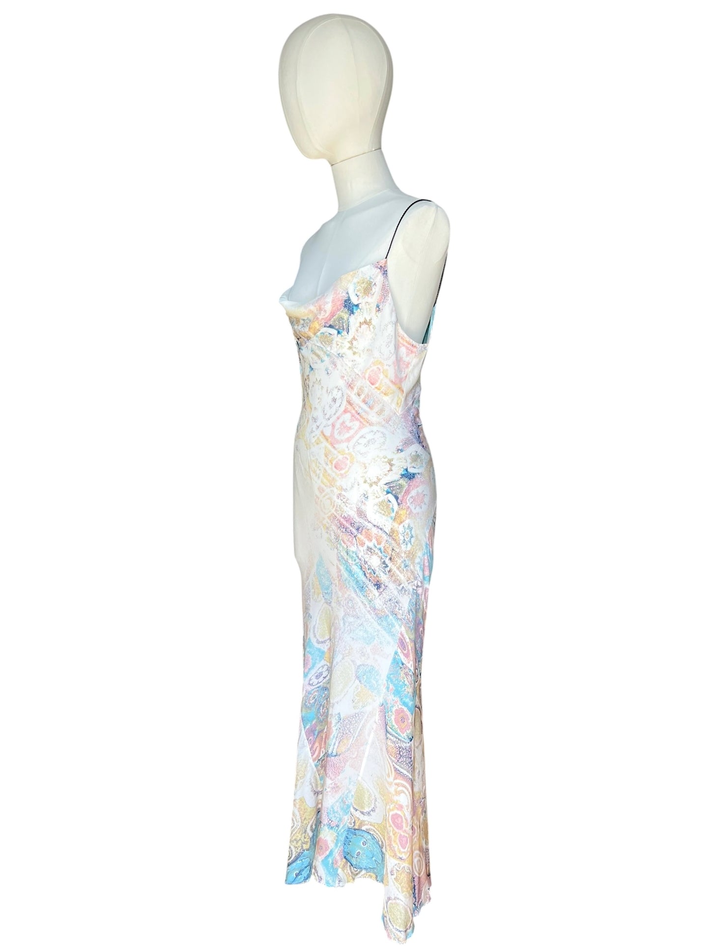 Roberto Cavalli vintage printed silk dress